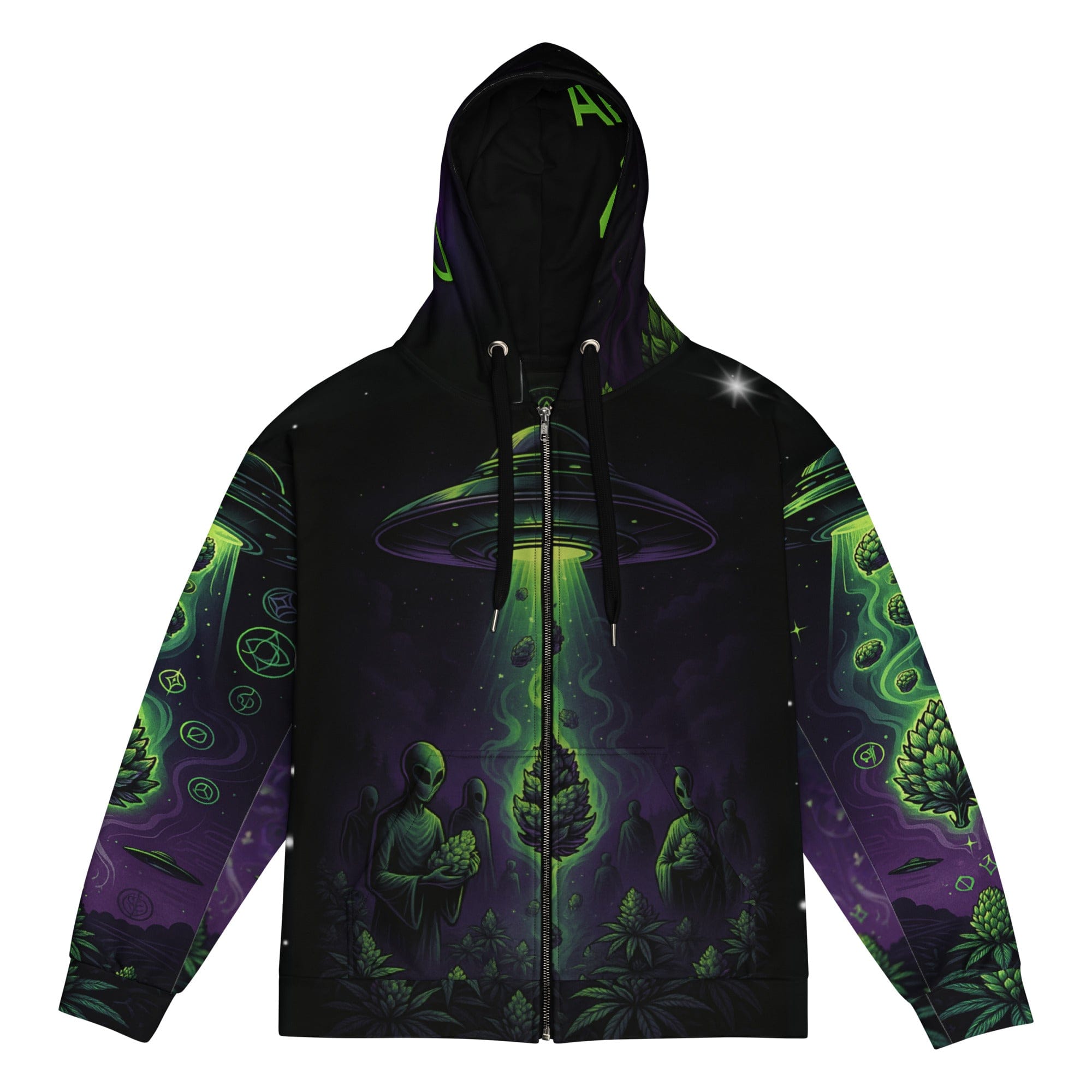 Philosopher Stoner 2XS Area 41 Unisex zip hoodie