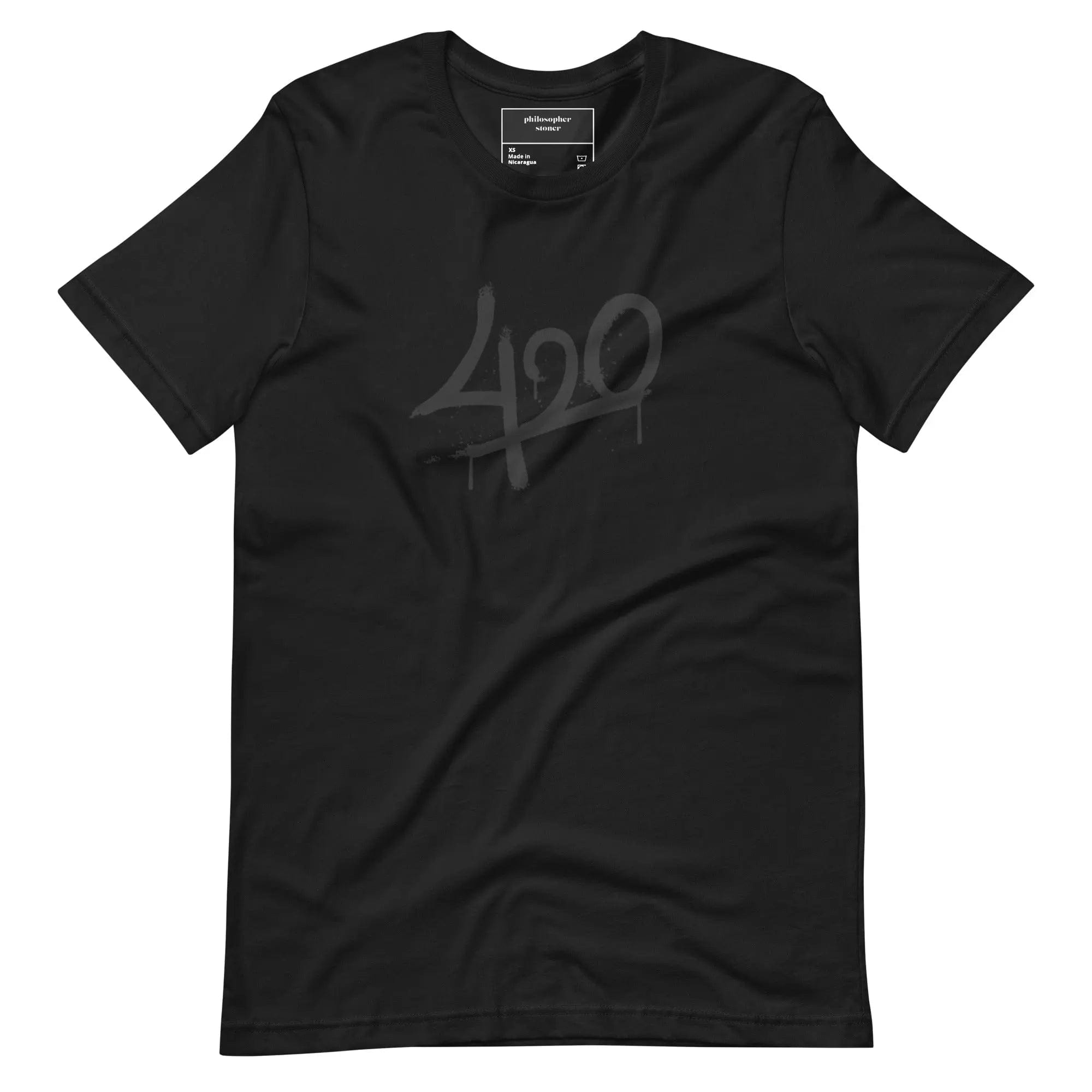 Philosopher Stoner 420 Unisex BLK T-shirt