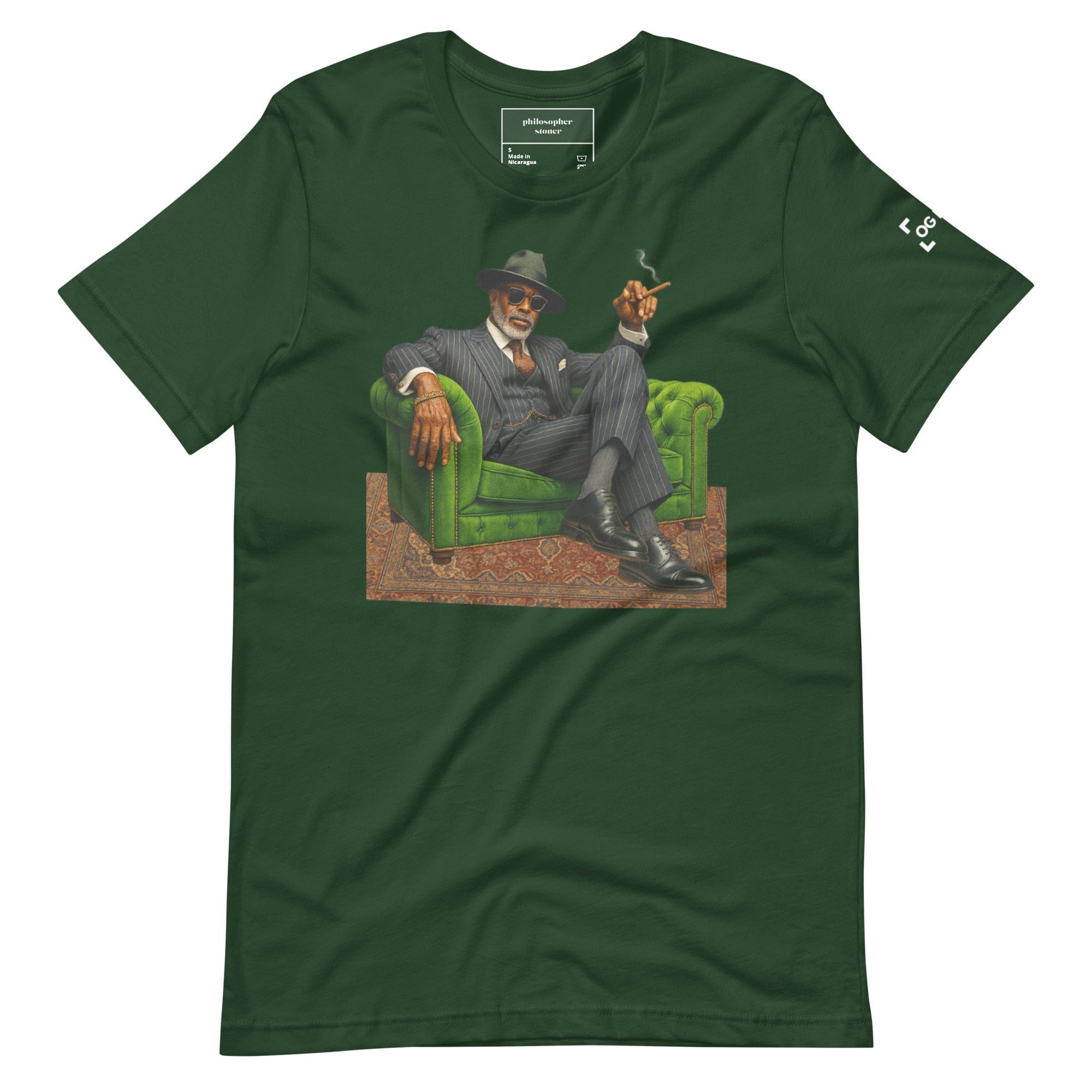 Philosopher Stoner OG KUSH BLK/GRN Unisex T-shirt