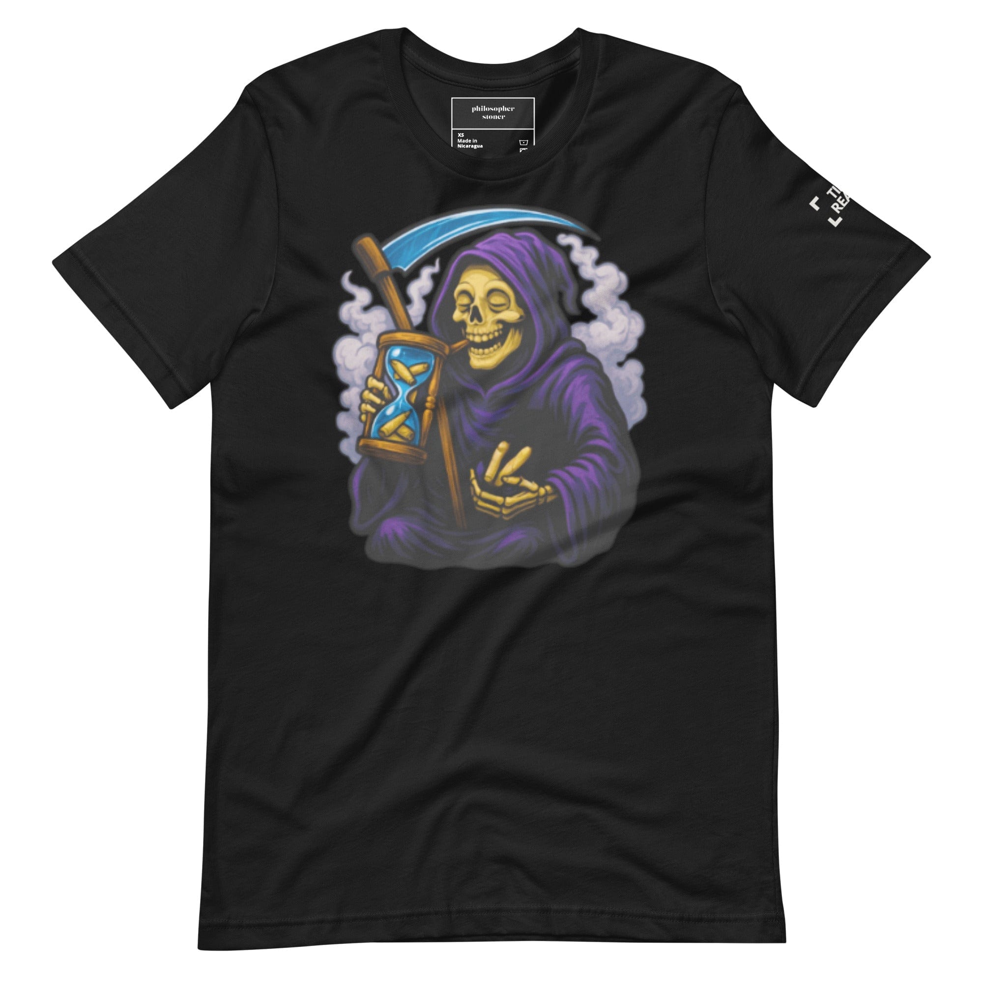 Philosopher Stoner TIME REAPER BLK/GRN Unisex T-shirt