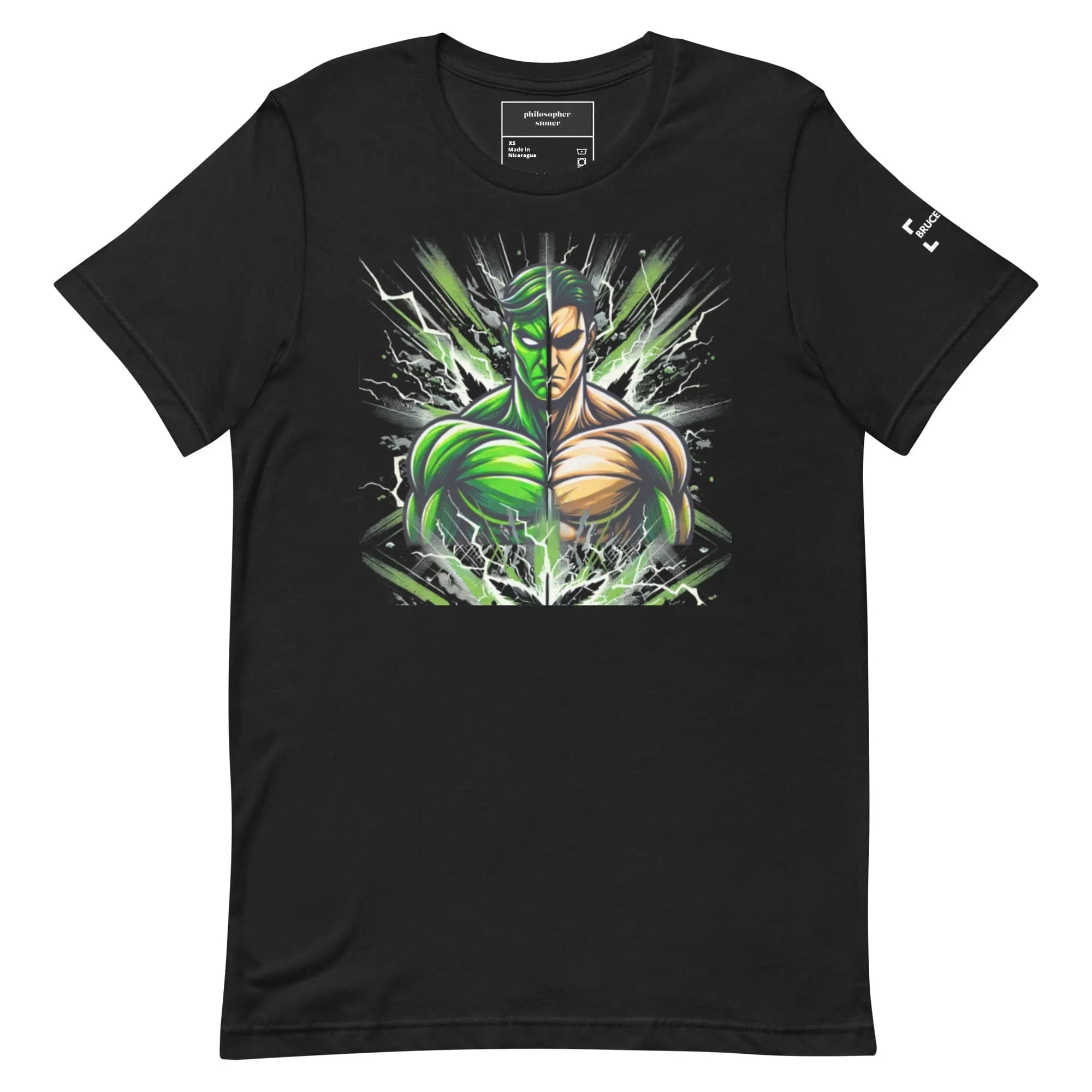 Philosopher Stoner Vintage Black / XS BRUCE BANNER BLK/GRN T-shirt
