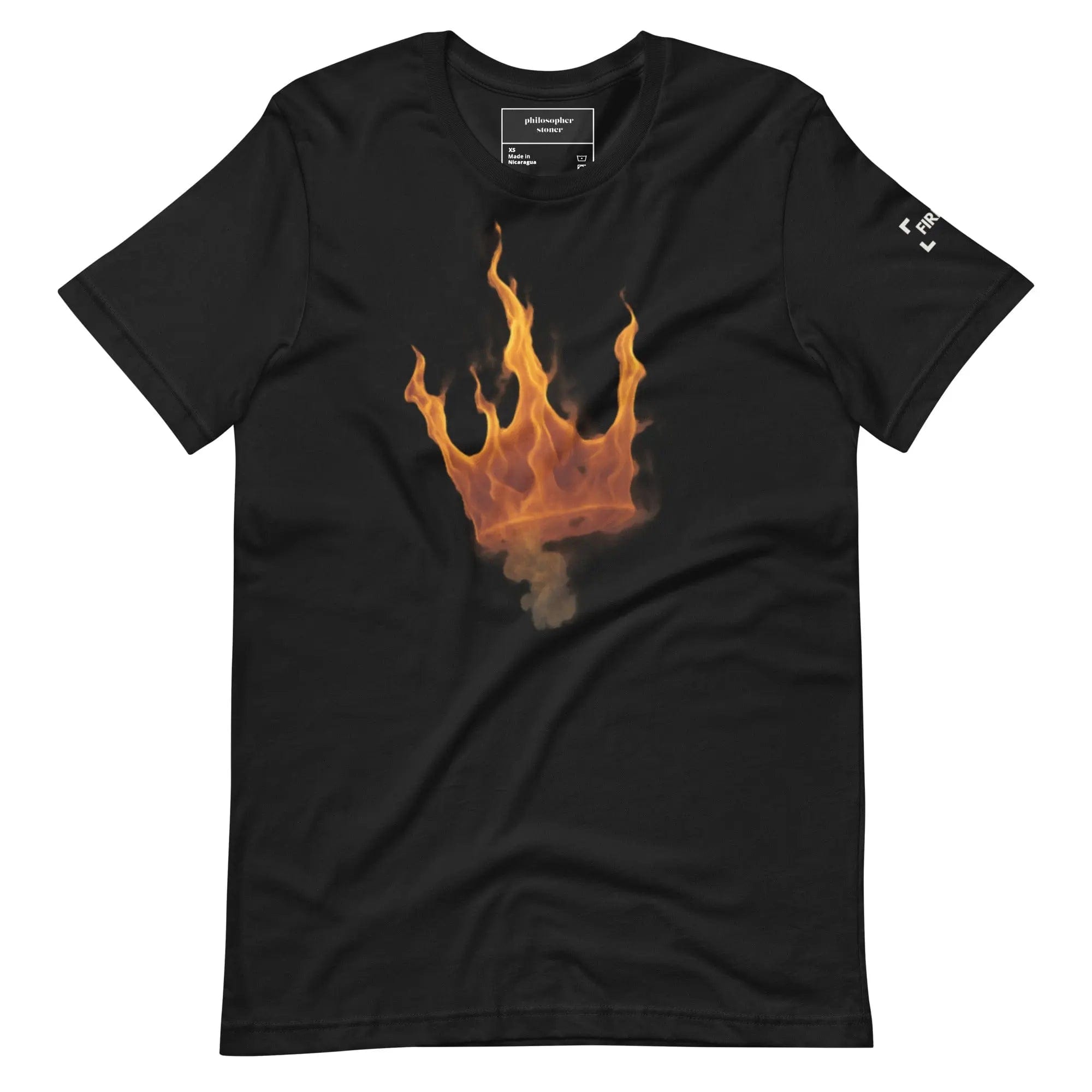 Philosopher Stoner Vintage Black / XS FIRE OG BLK/GRN Unisex T-shirt