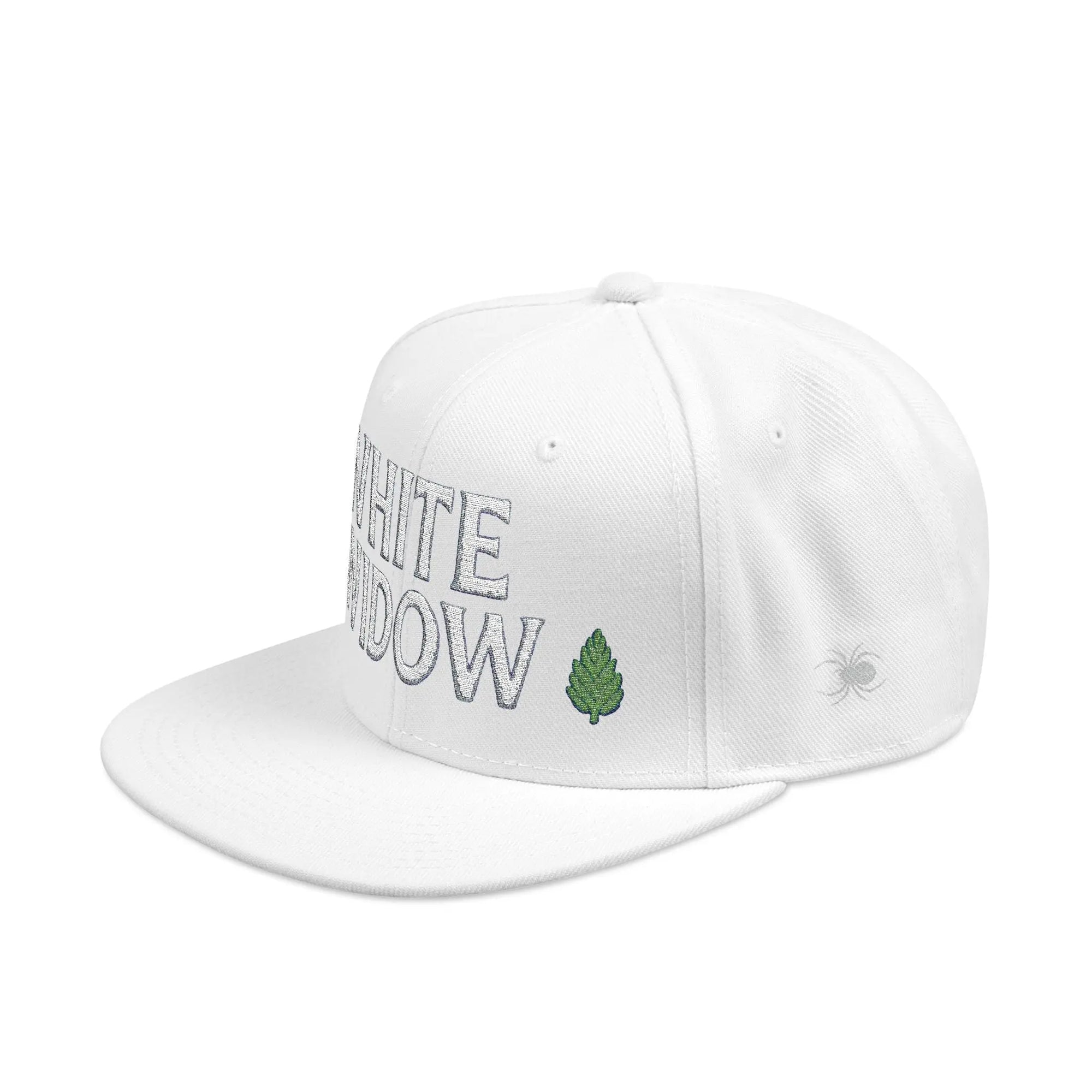 White Widow Snapback Hat Printify
