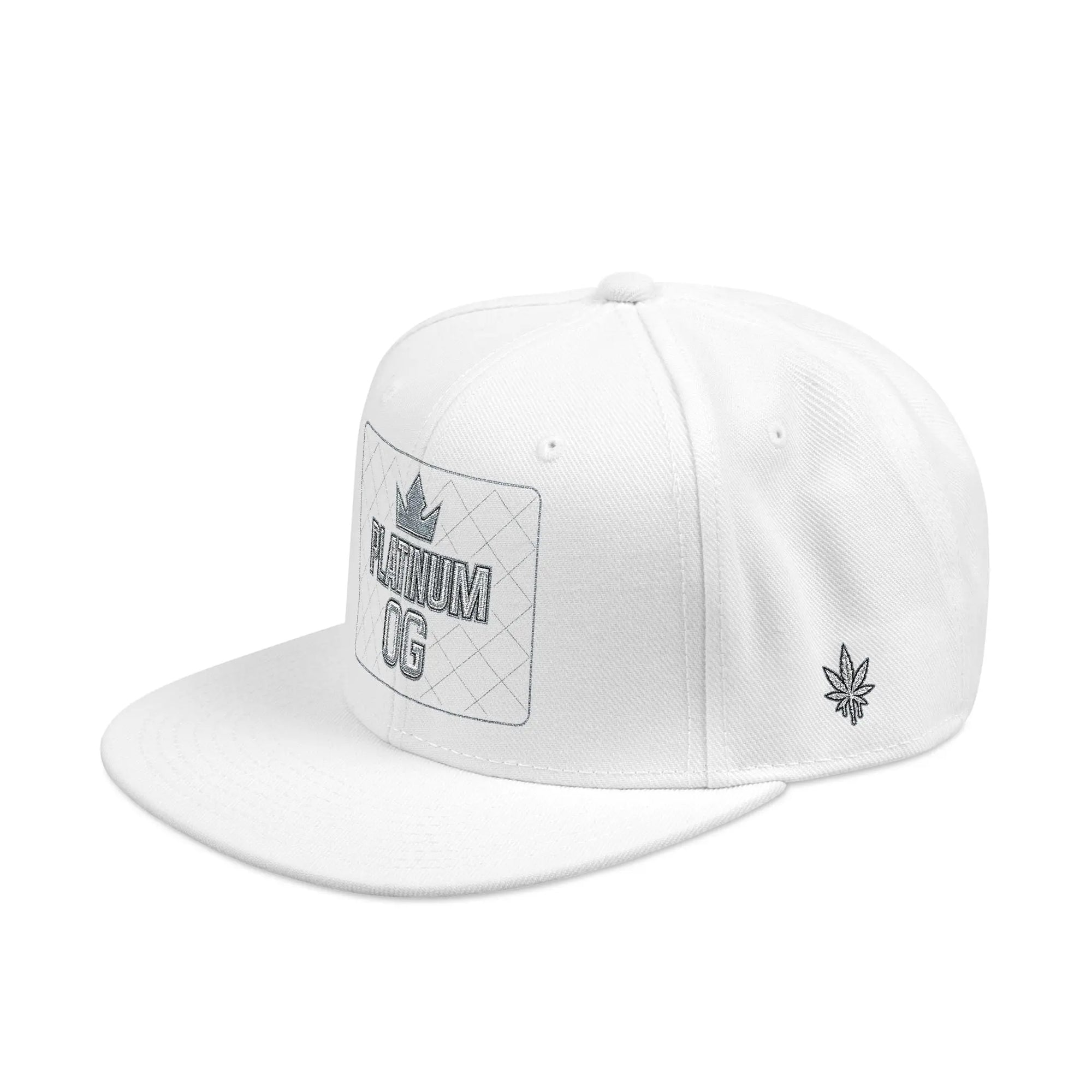 Platinum OG Snapback (White Edition) Printify