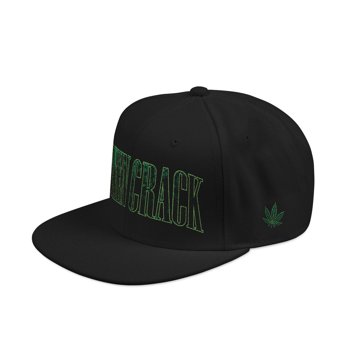 Green Crack Snapback (Embroidery)ALL GOOD