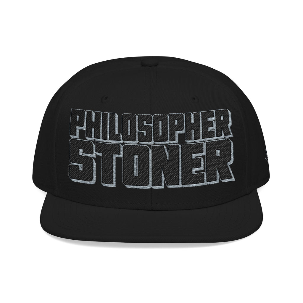 Philosopher Stoner Black Snapback (Embroidery)ALL GOOD