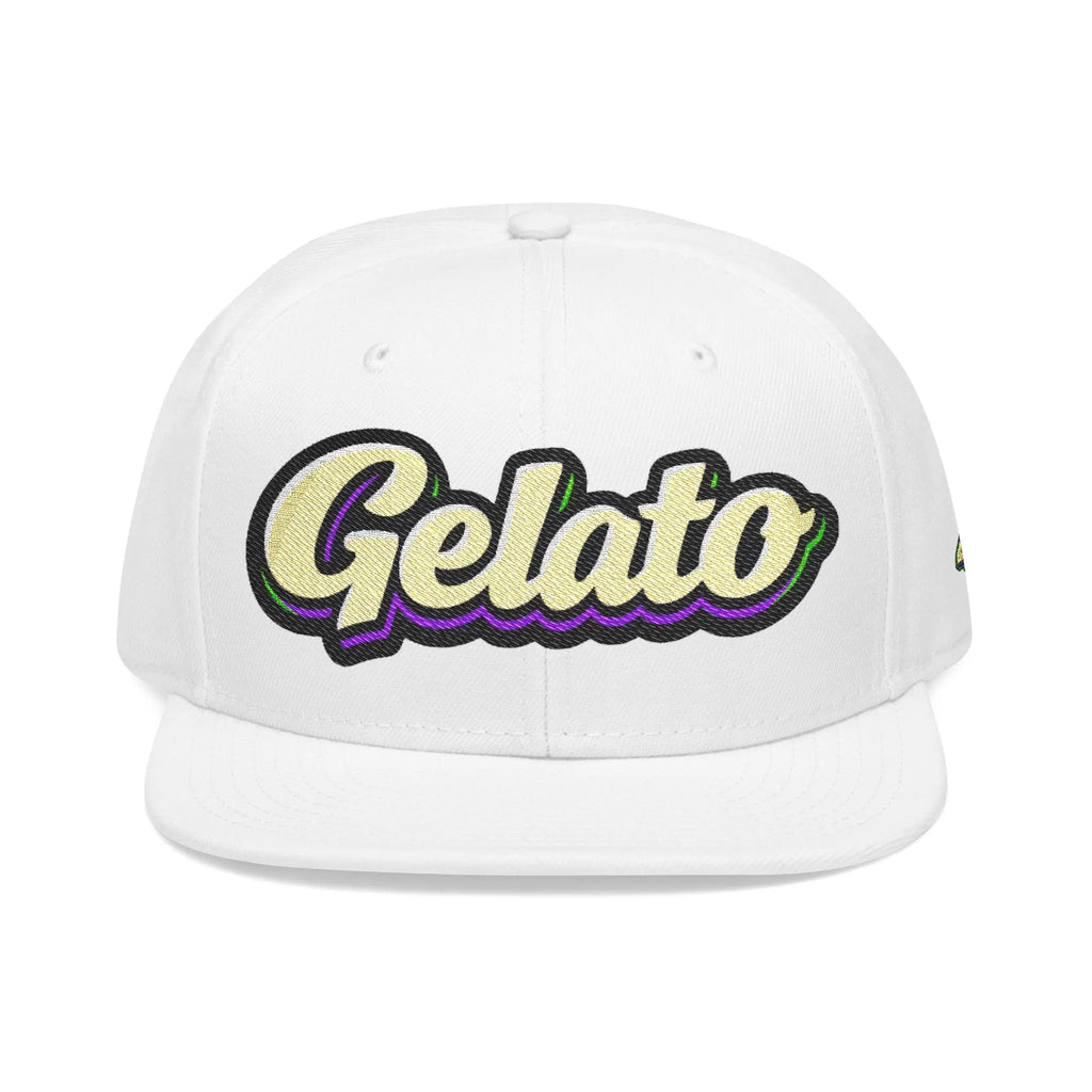 Gelato #42 White Snapback (Embroidery) Printify