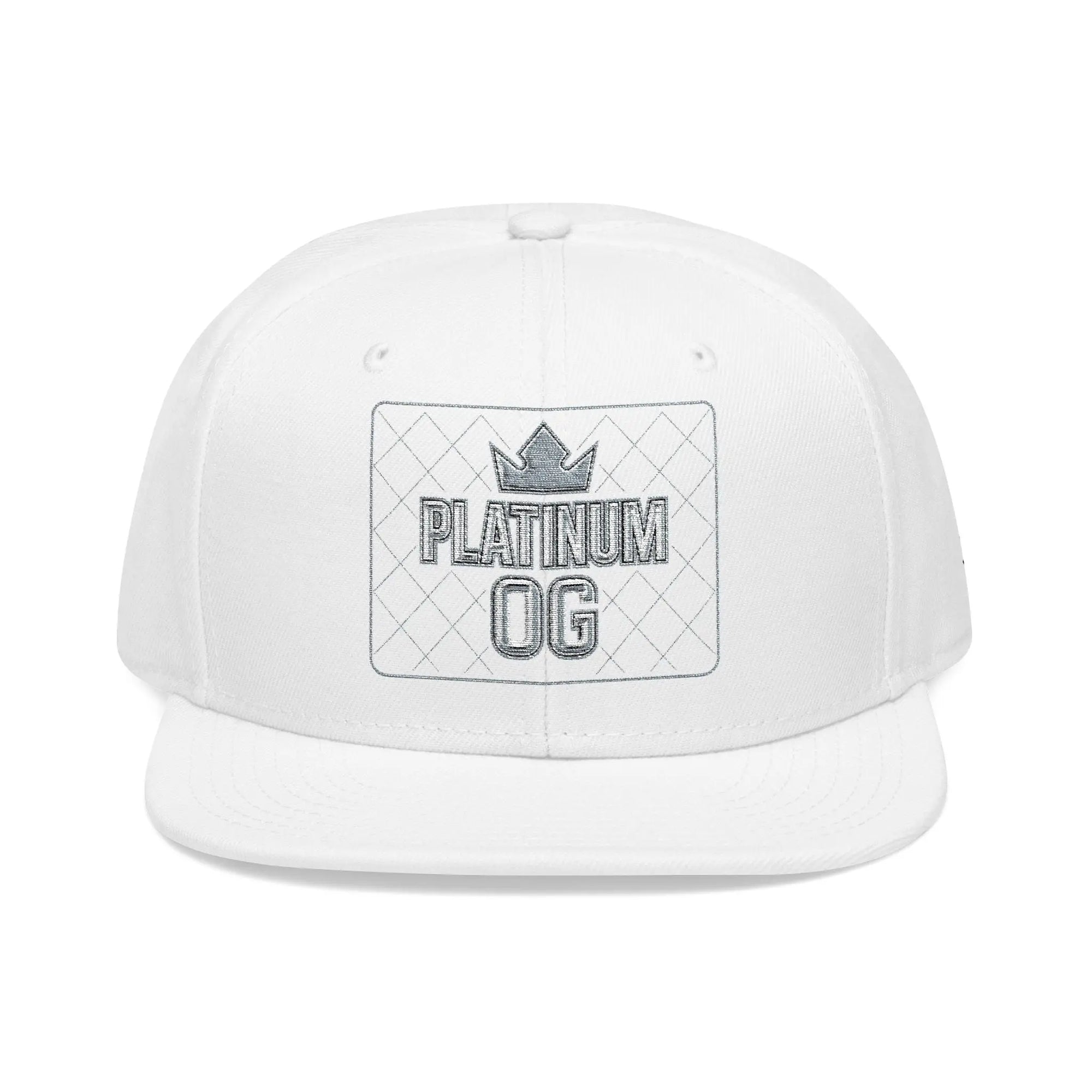 Platinum OG Snapback (White Edition) Printify