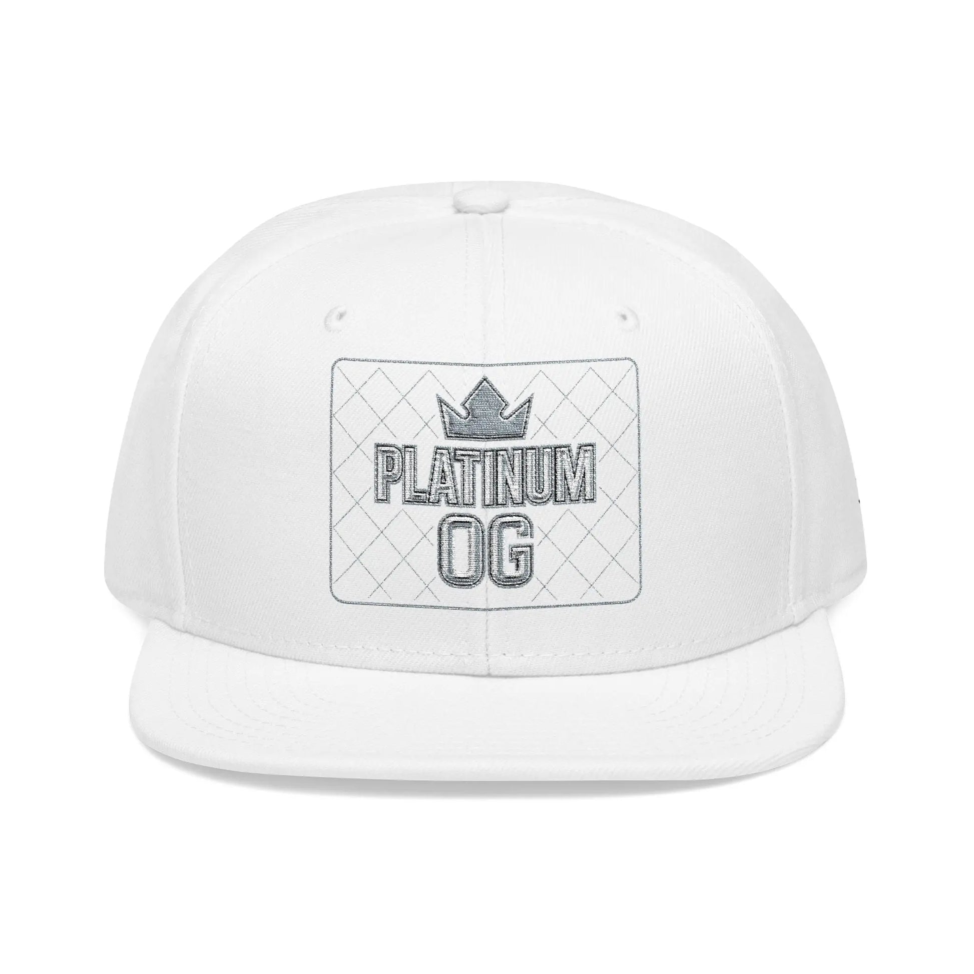Platinum OG Snapback (White Edition) Printify