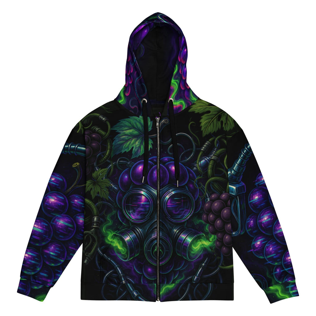 Philosopher Stoner 2XS Grape Gas  Unisex zip hoodie