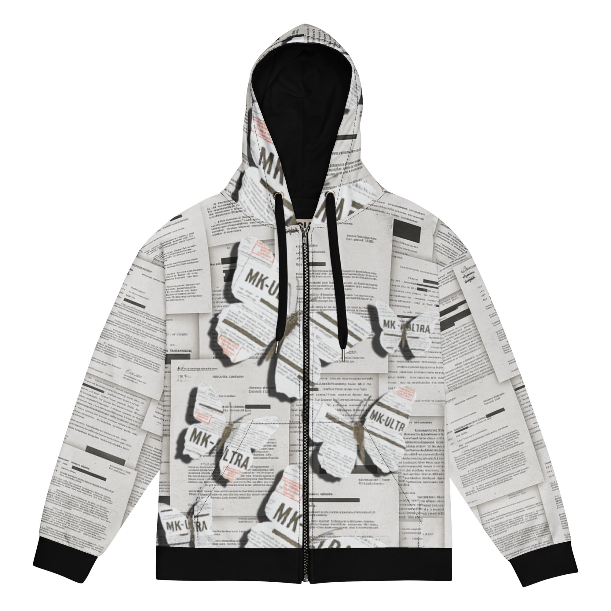 Philosopher Stoner 2XS MK Ultra Unisex zip hoodie