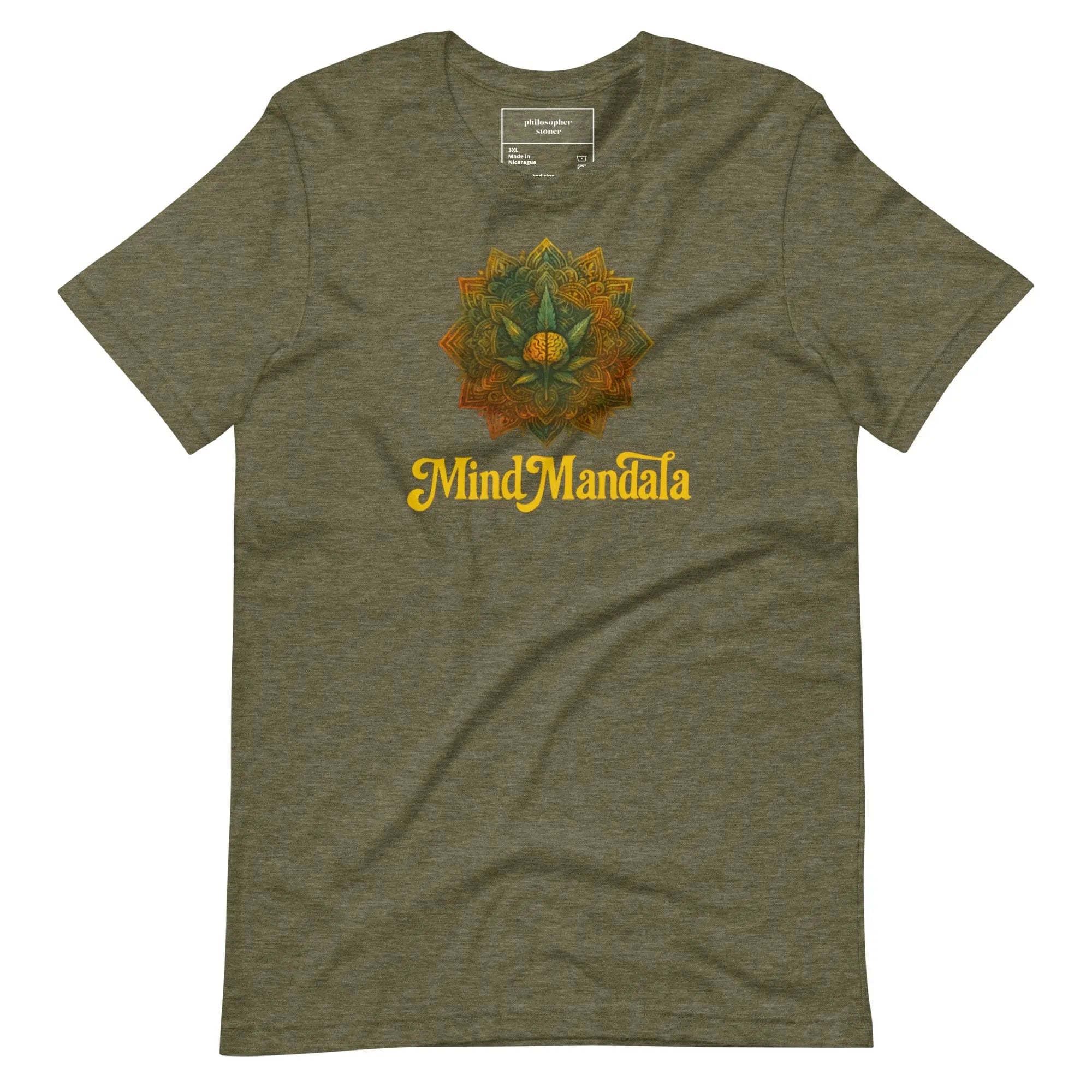 Philosopher Stoner 3XL Mind Mandala Unisex t-shirt