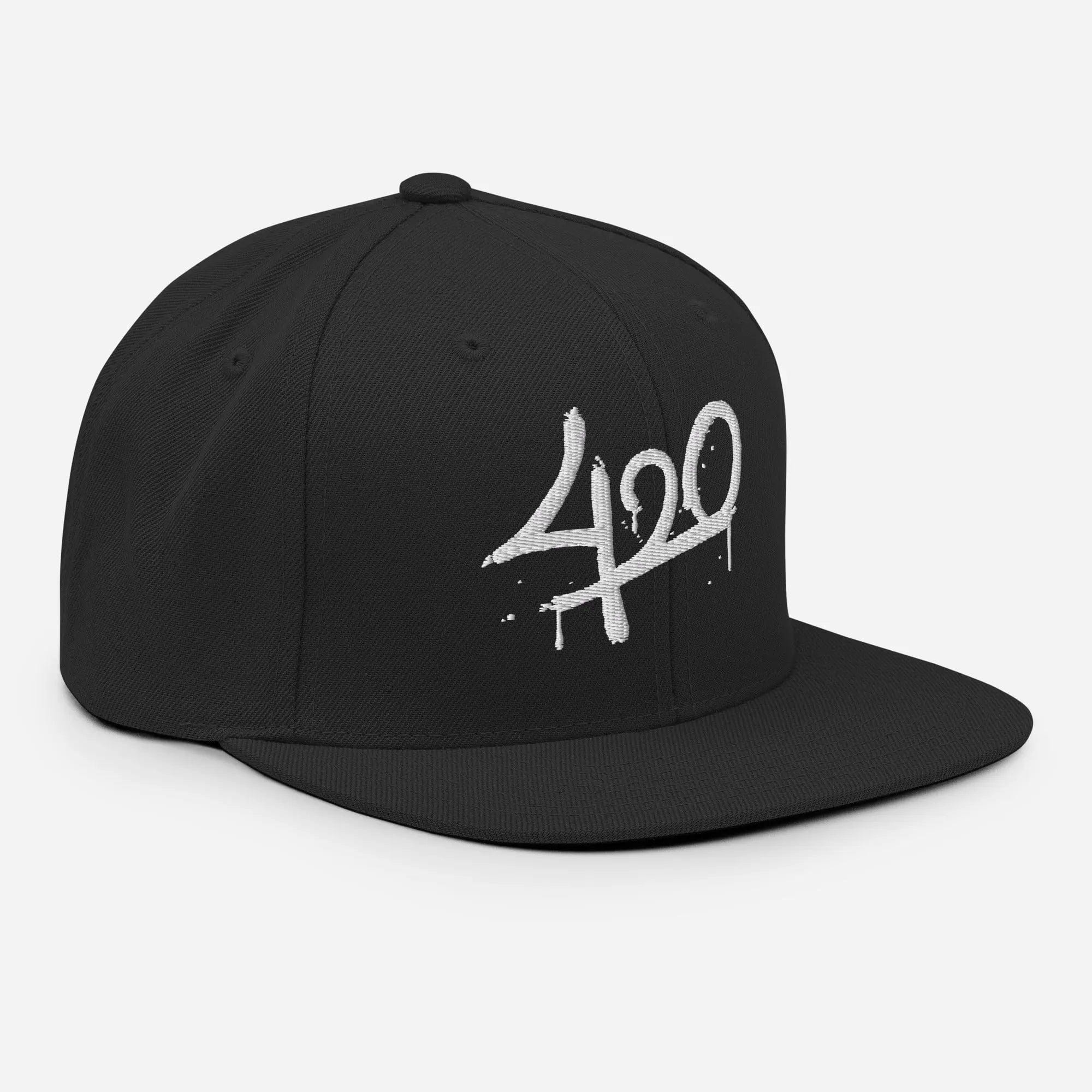 Philosopher Stoner 420 Snapback White Hat