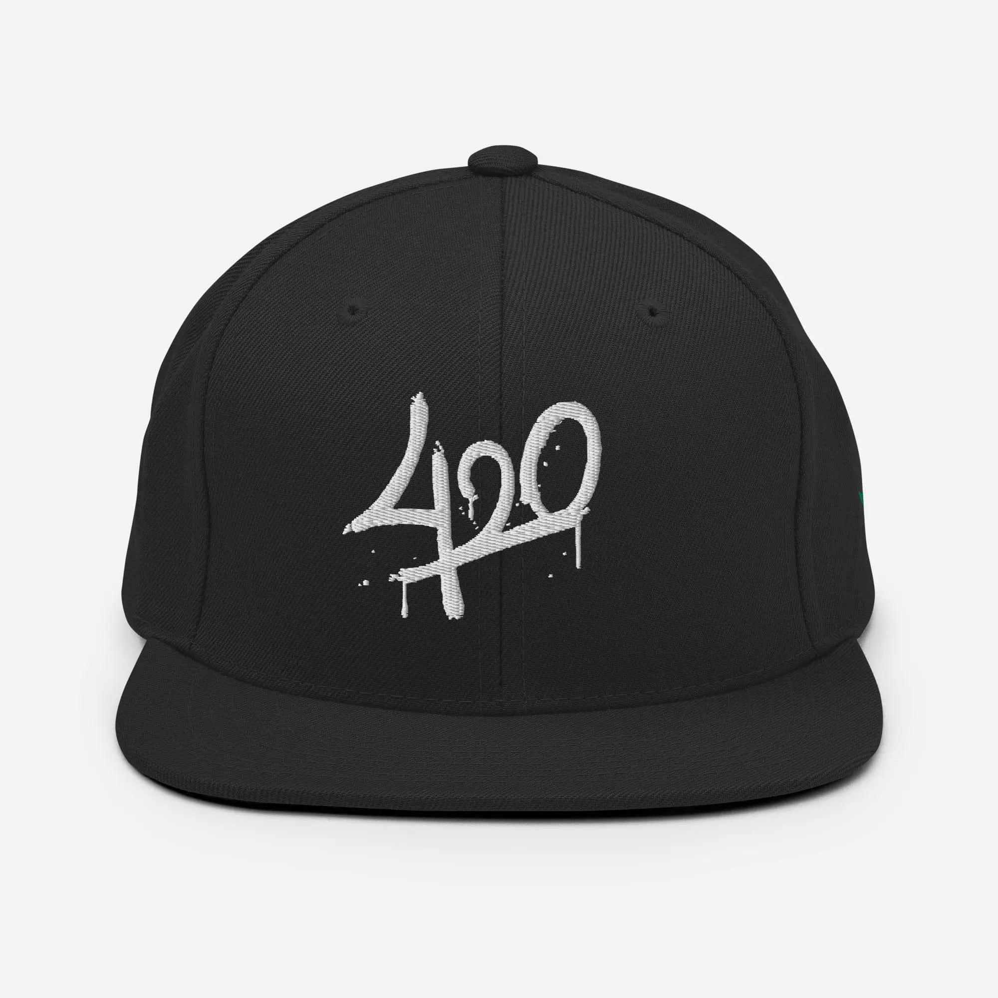 Philosopher Stoner 420 Snapback White Hat
