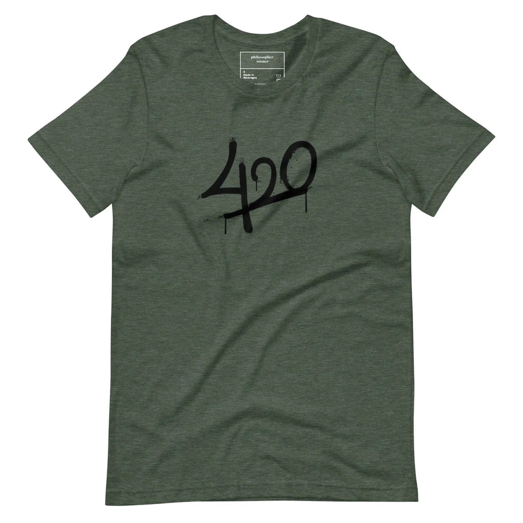 Philosopher Stoner 420 Unisex BLK T-shirt