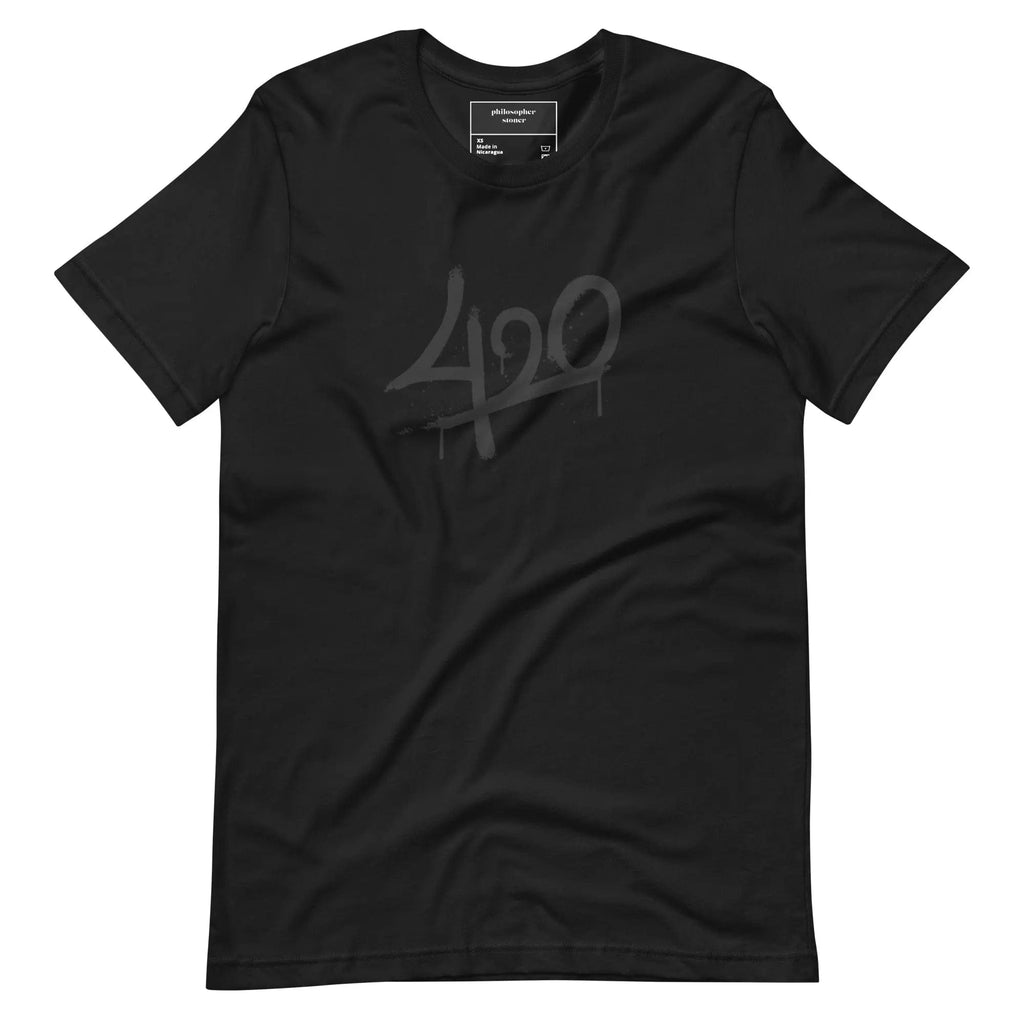 Philosopher Stoner 420 Unisex BLK T-shirt