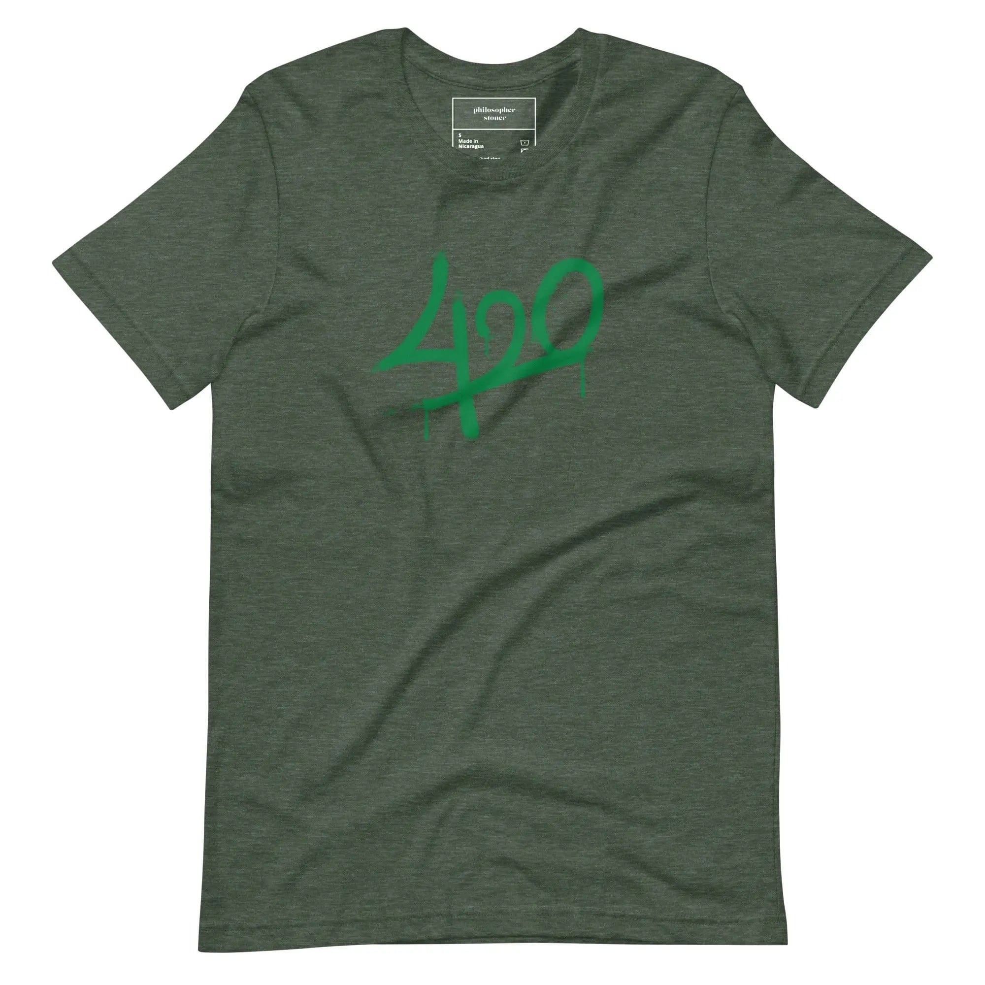 Philosopher Stoner 420 Unisex GRN T-shirt