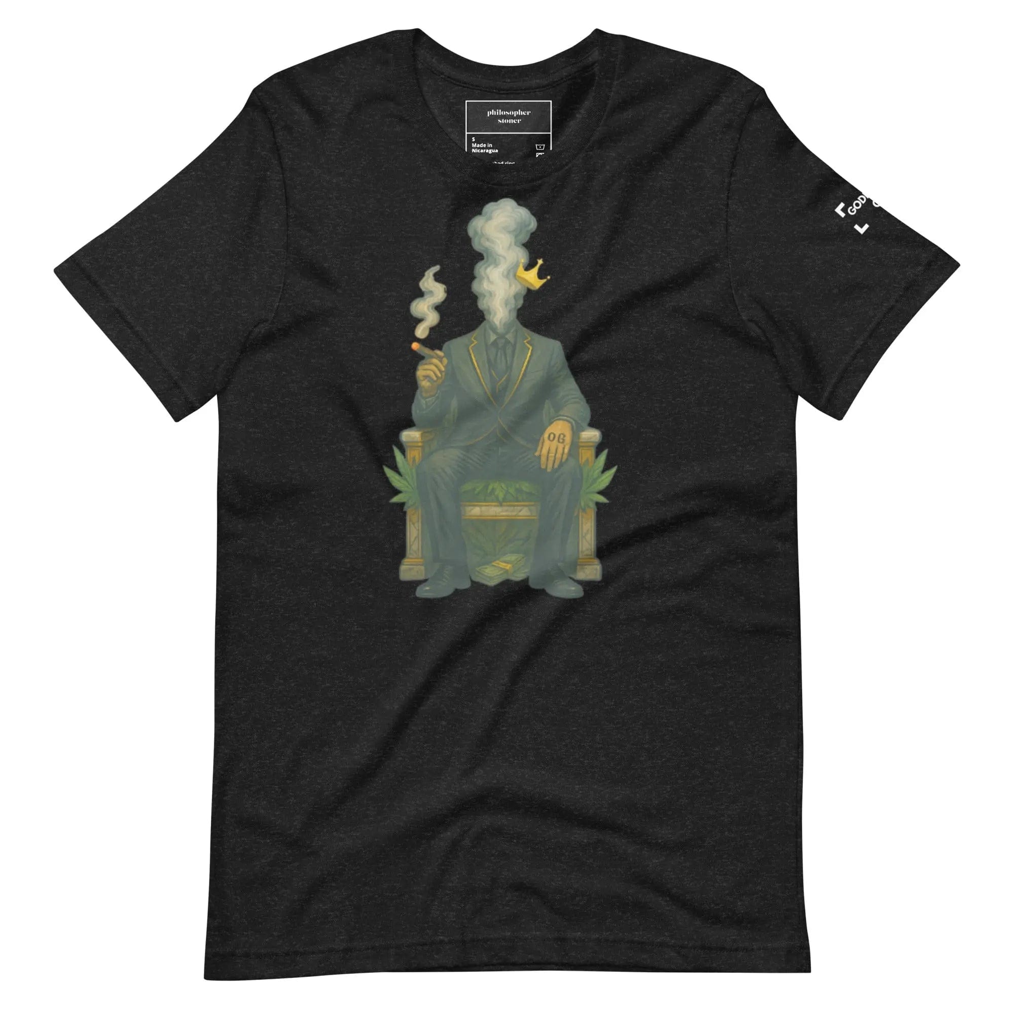 Philosopher Stoner Black Heather / S GODFATHER OG BLK/GRN T-shirt