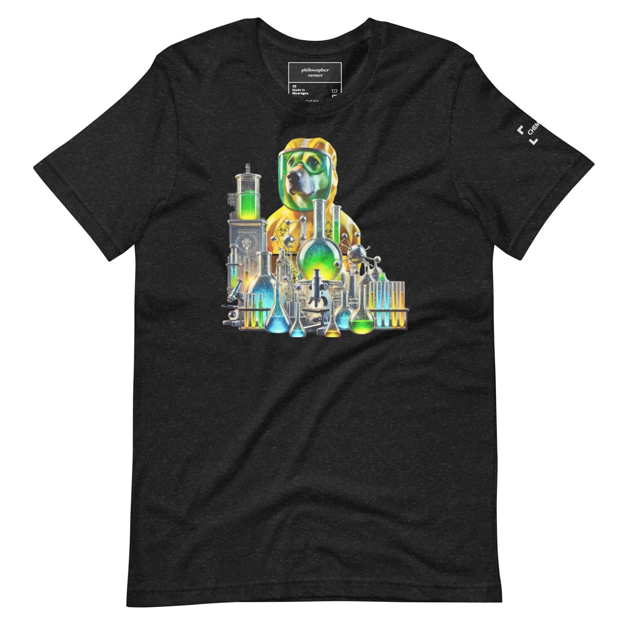Philosopher Stoner Black Heather / XS CHEM DAWG BLK/GRN t-shirt