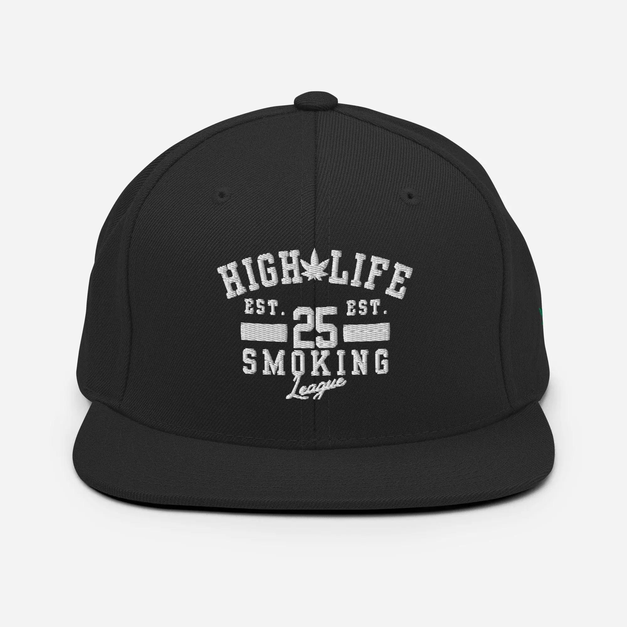 Philosopher Stoner Black HIGH LIFE Snapback BLK/BLU hat