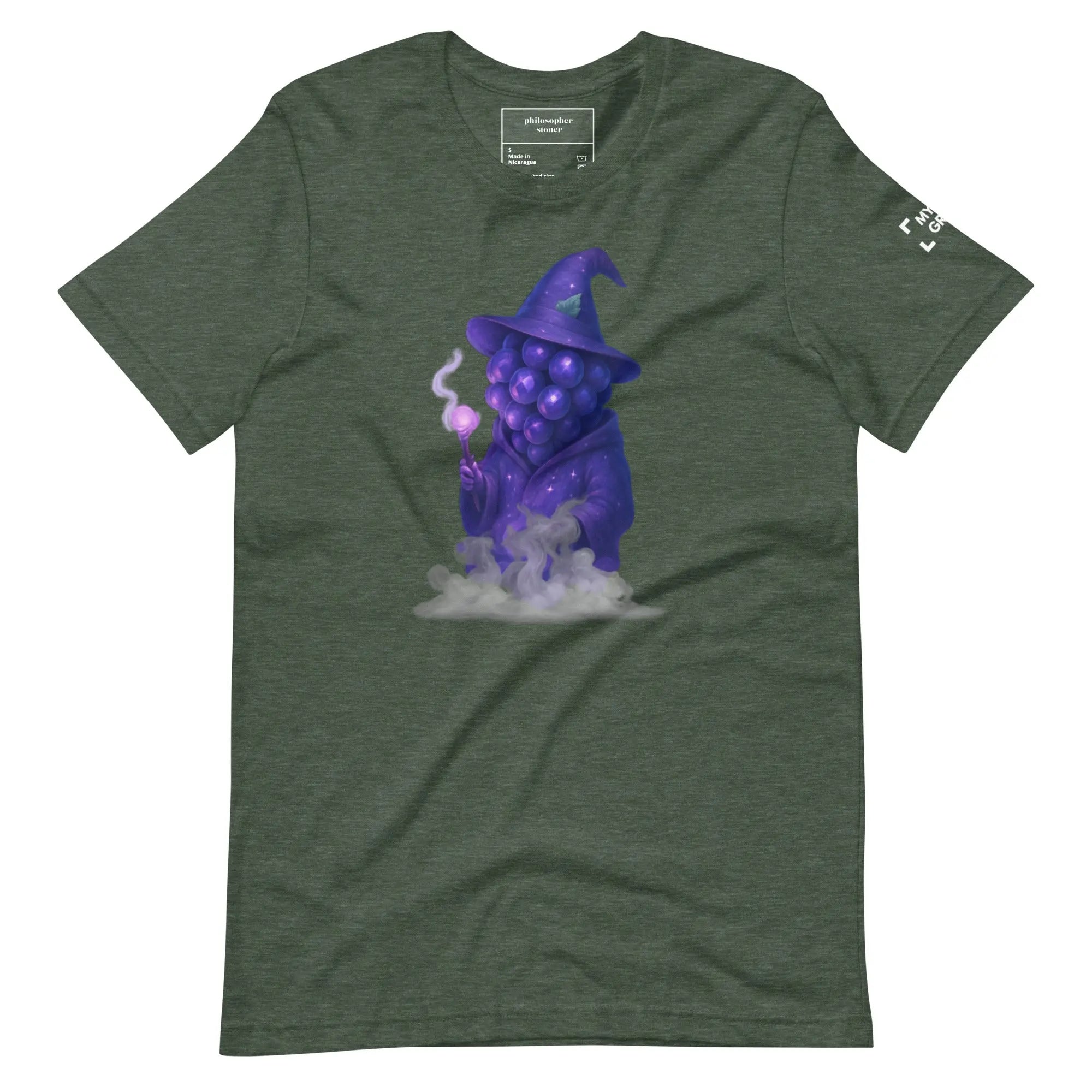 BLUE MYSTIC BLACK/GREEN Unisex T-shirt Philosopher Stoner