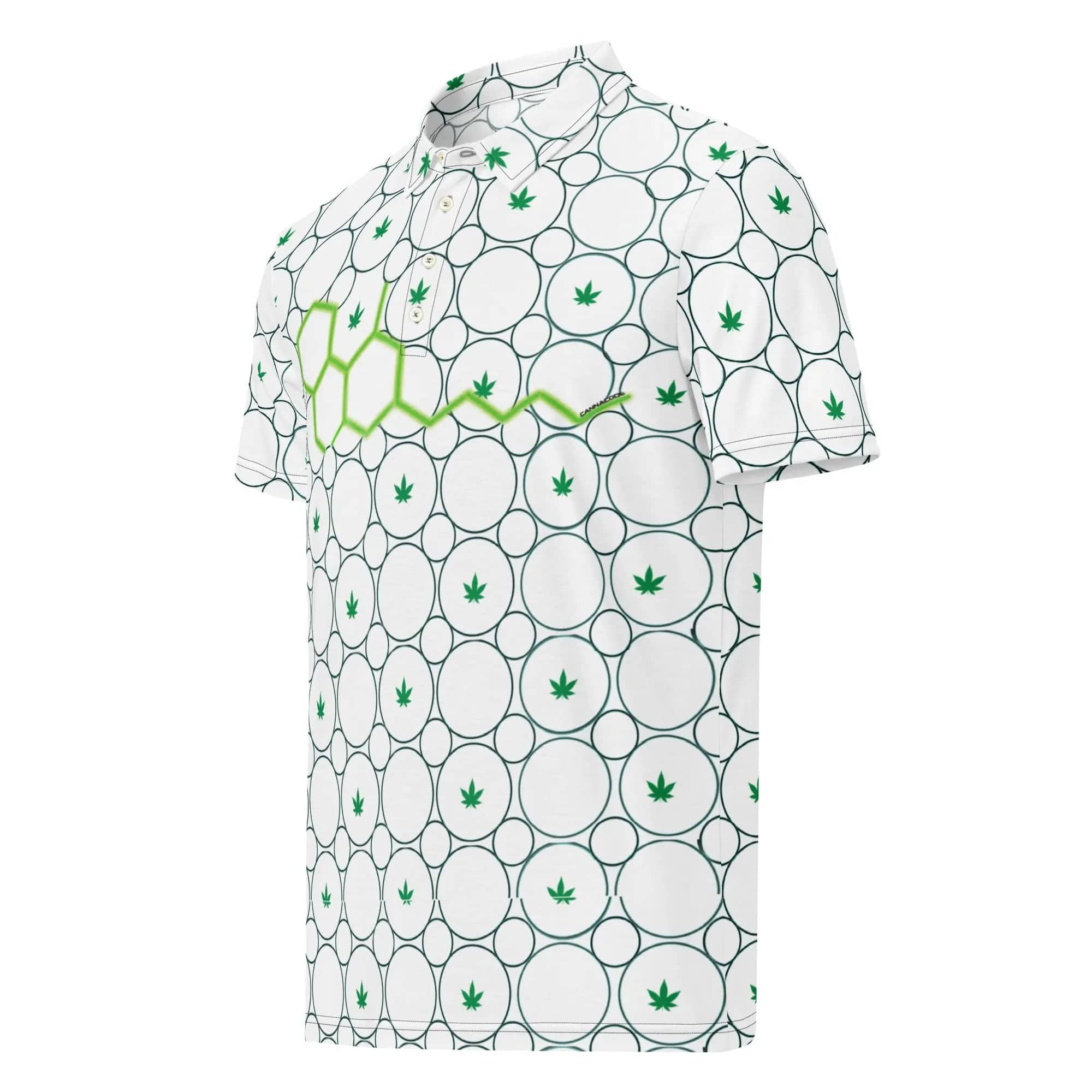 Philosopher Stoner CANNA CODE men's slim fit polo