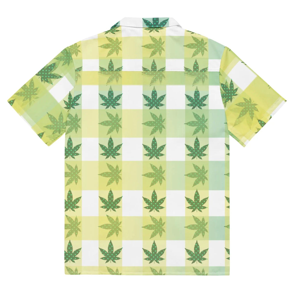 Philosopher Stoner CANNA PLAID Unisex Button Shirt