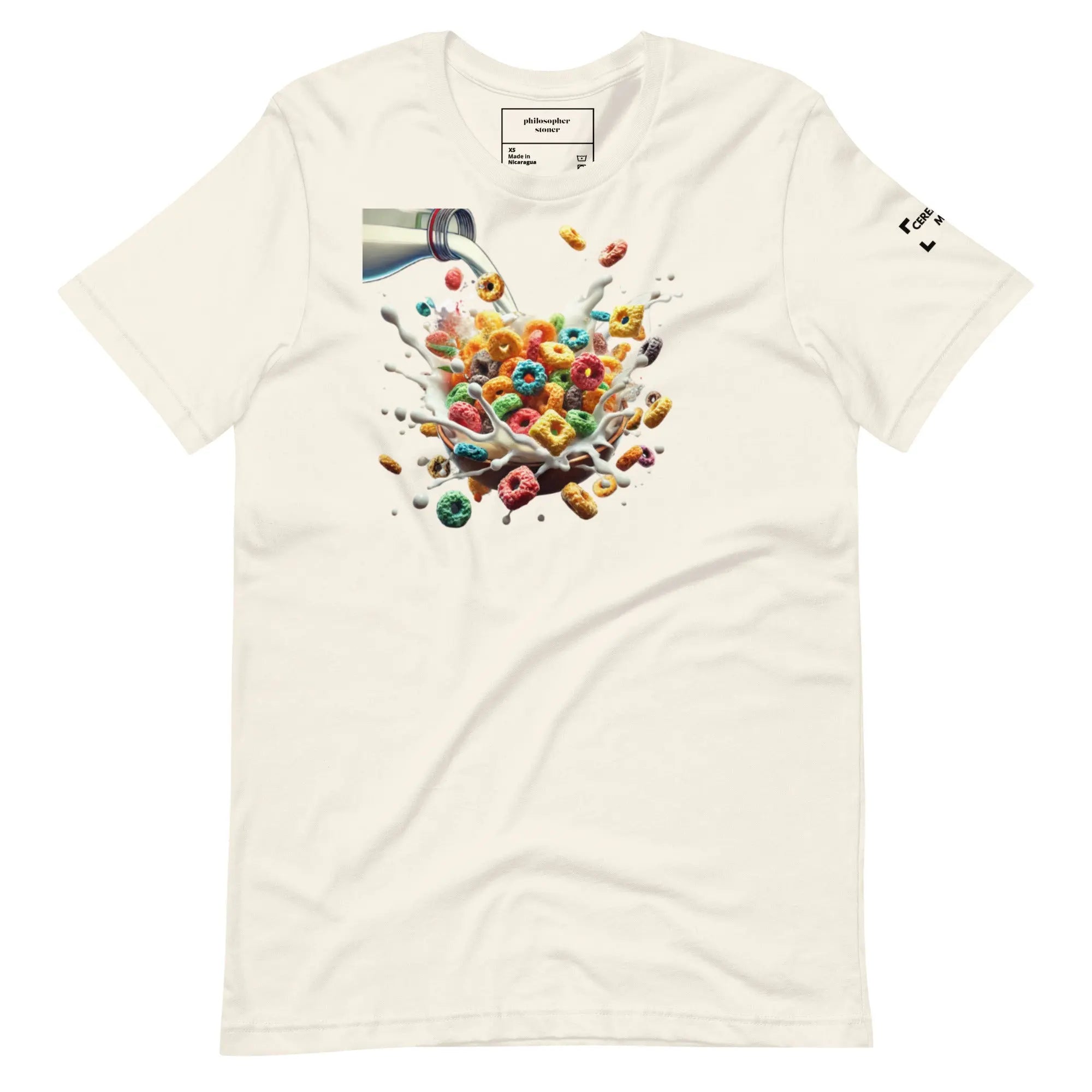 CEREAL AND MILK Unisex T-shirt Philosopher Stoner