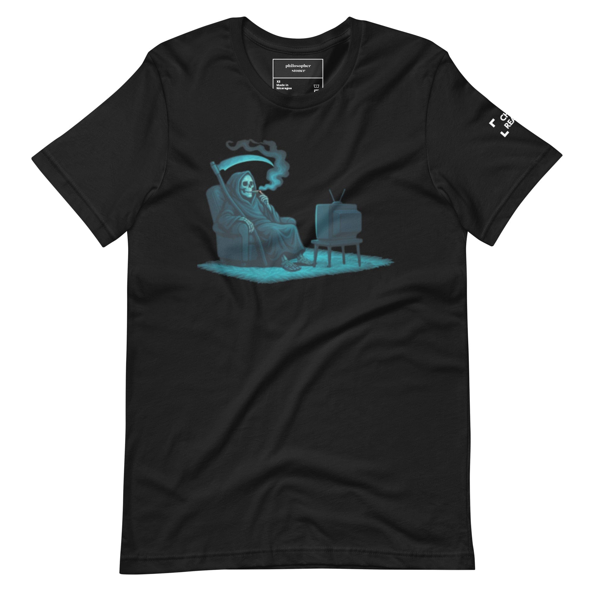 Philosopher Stoner CHILL REAPER BLK/GRN Unisex T-shirt