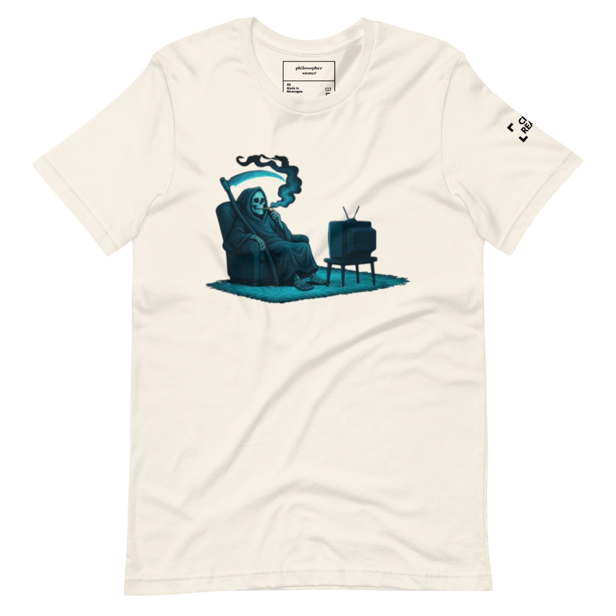 Philosopher Stoner CHILL REAPER Unisex T-shirt