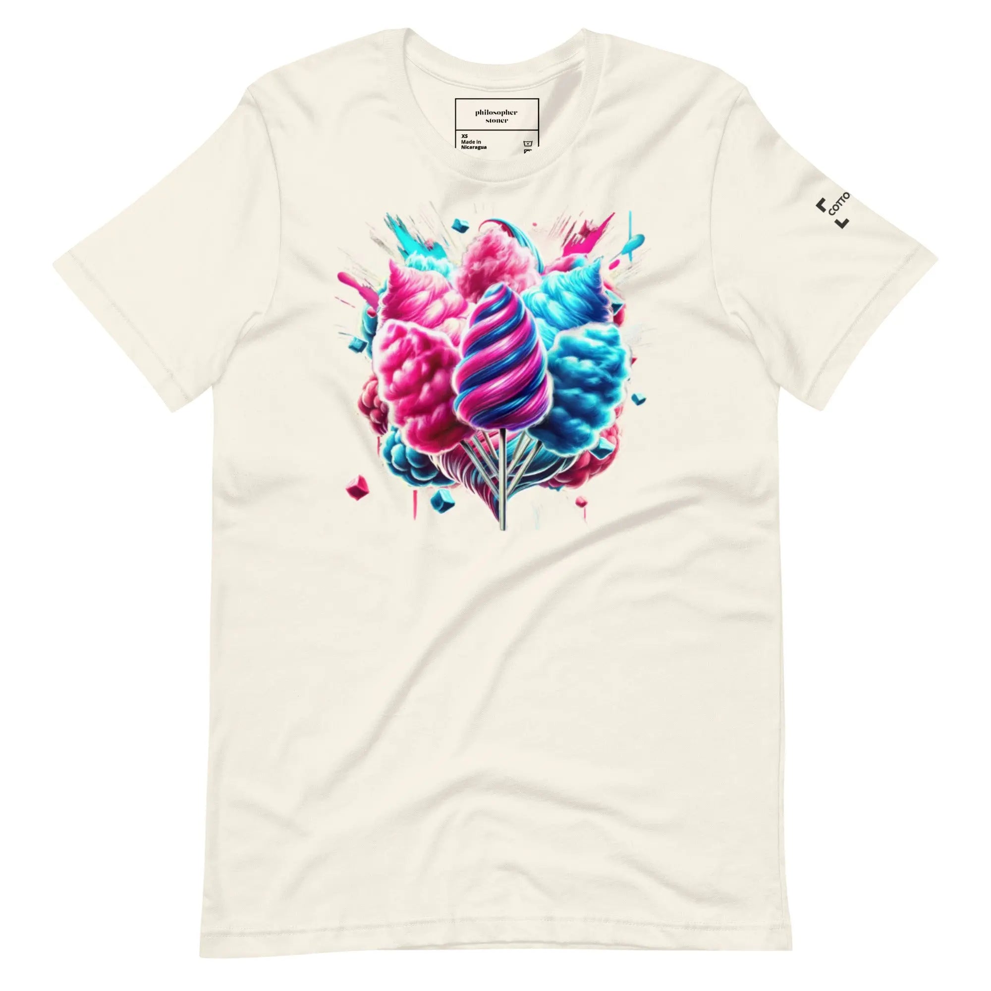 COTTON CANDY Unisex T-shirt Philosopher Stoner
