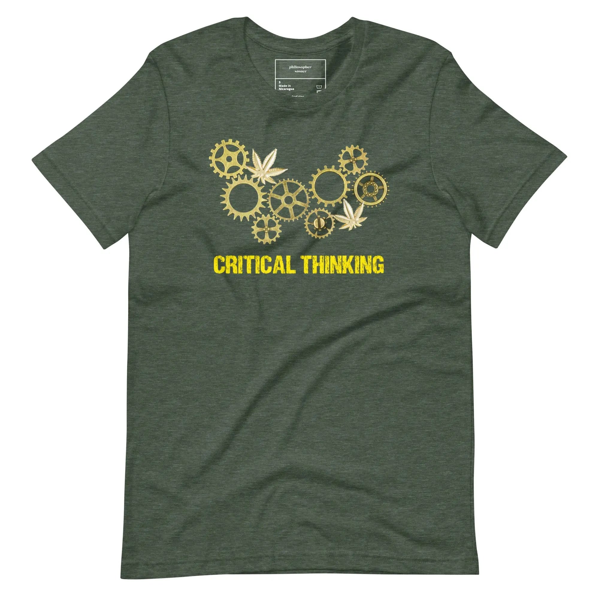 CRITICAL THINKING Unisex T-shirt Philosopher Stoner