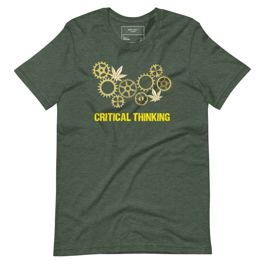 Philosopher Stoner CRITICAL THINKING Unisex T-shirt