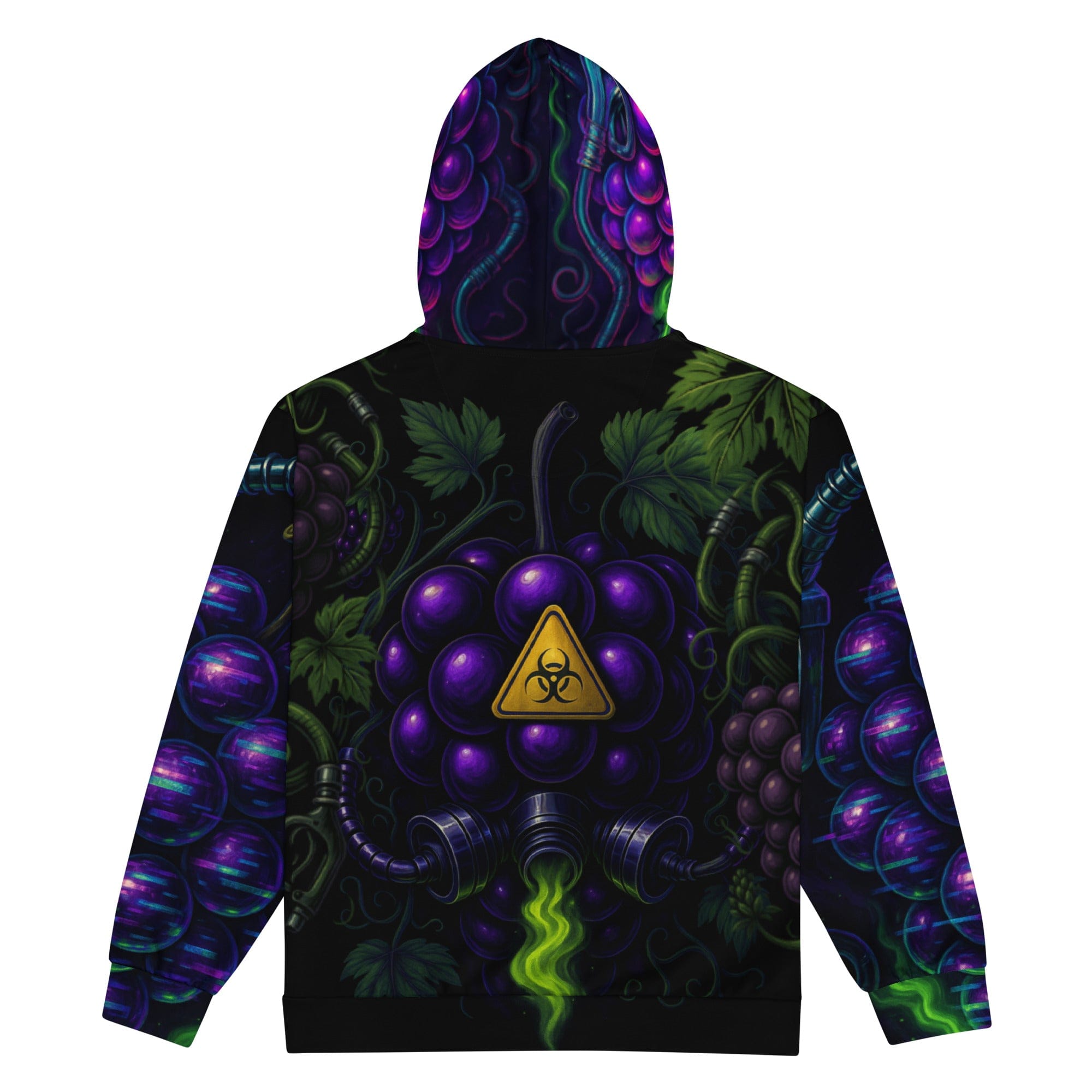 Philosopher Stoner Grape Gas  Unisex zip hoodie