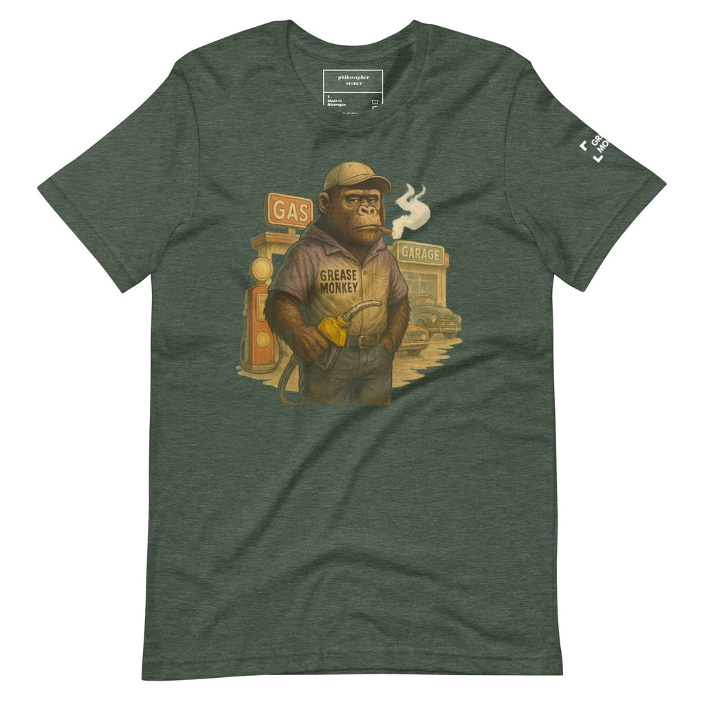 Philosopher Stoner GREASE MONKEY BLK/GRN Unisex T-shirt