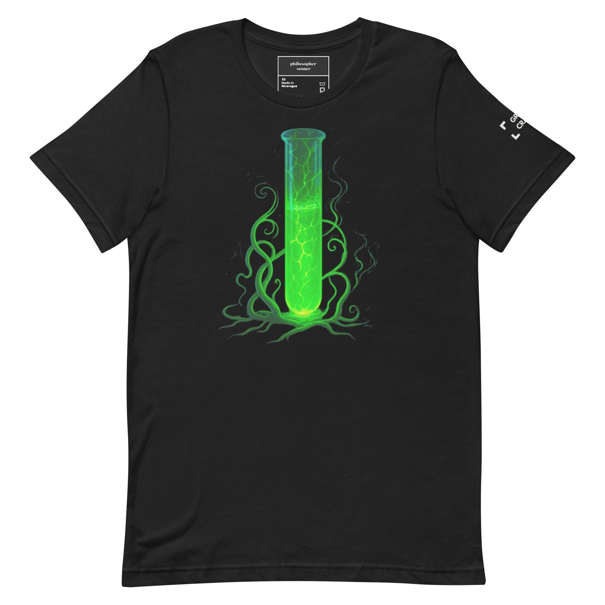 Philosopher Stoner GREEN CRACK BLK/GRN t-shirt