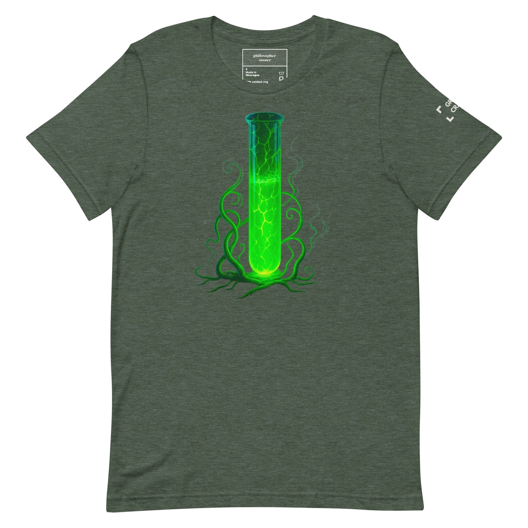 Philosopher Stoner GREEN CRACK BLK/GRN t-shirt