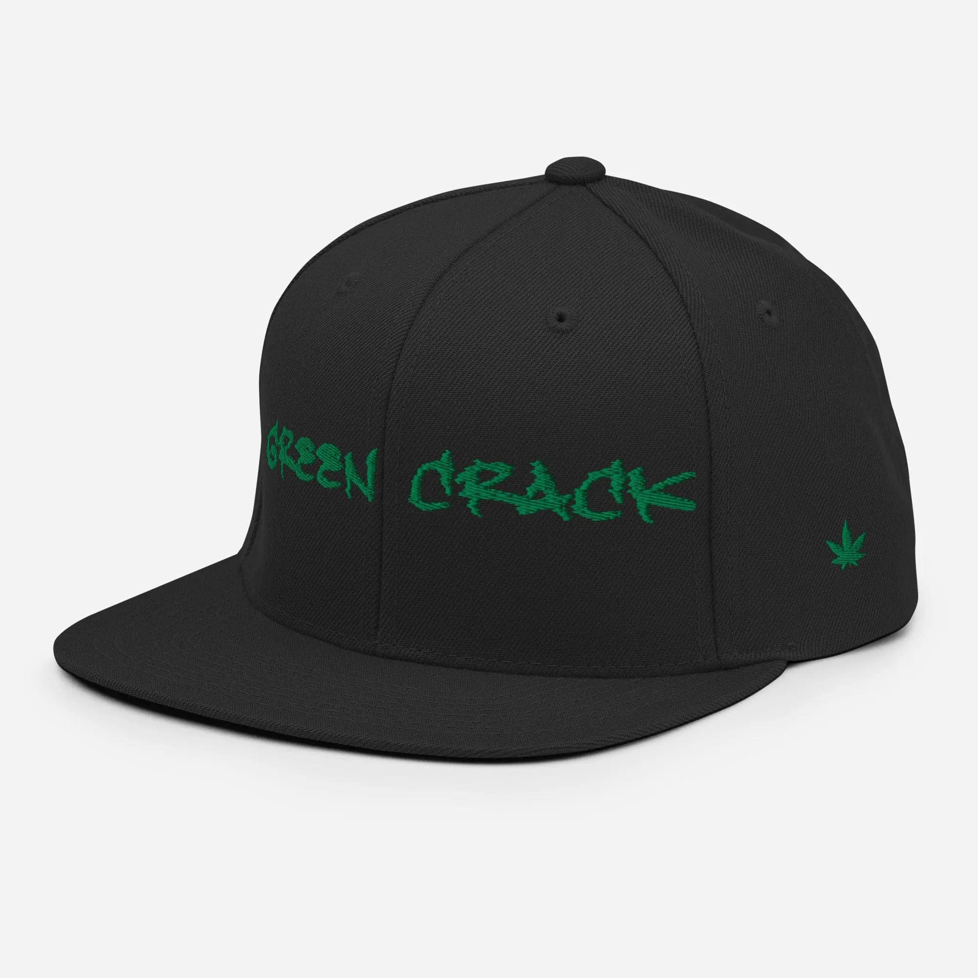 Philosopher Stoner GREEN CRACK Snapback Hat