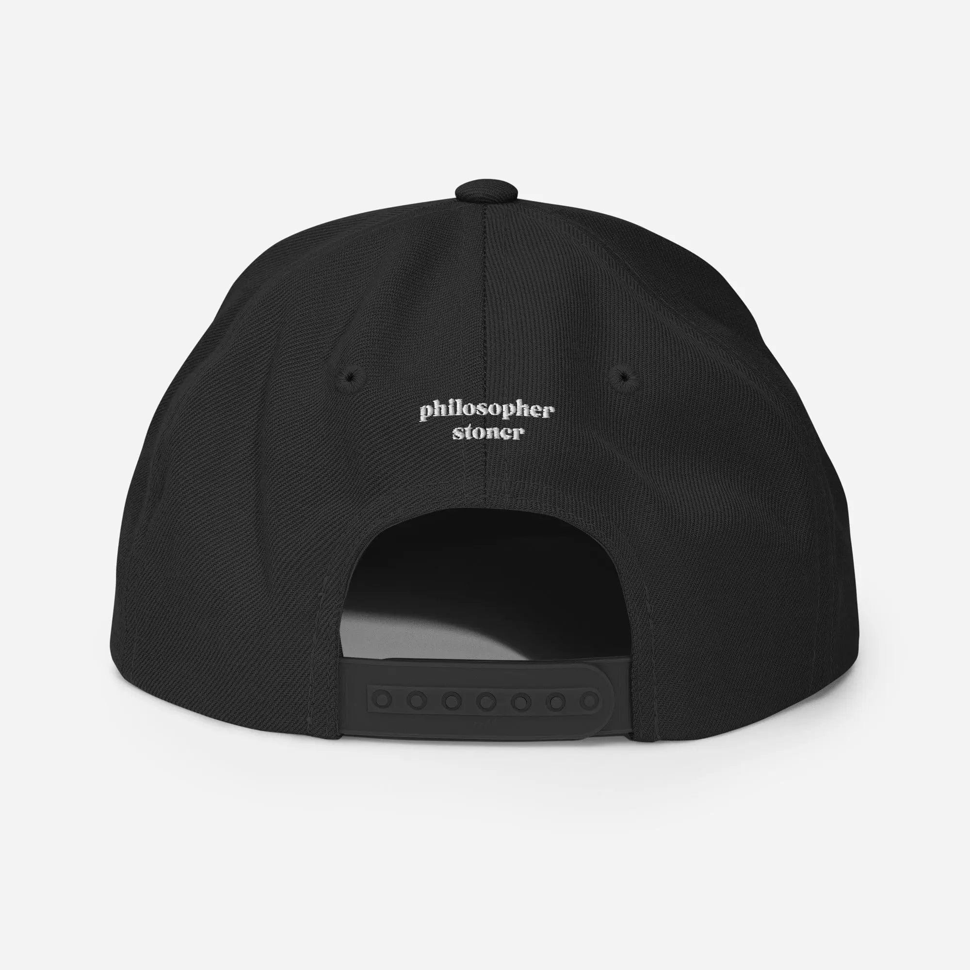 Philosopher Stoner GREEN CRACK Snapback Hat