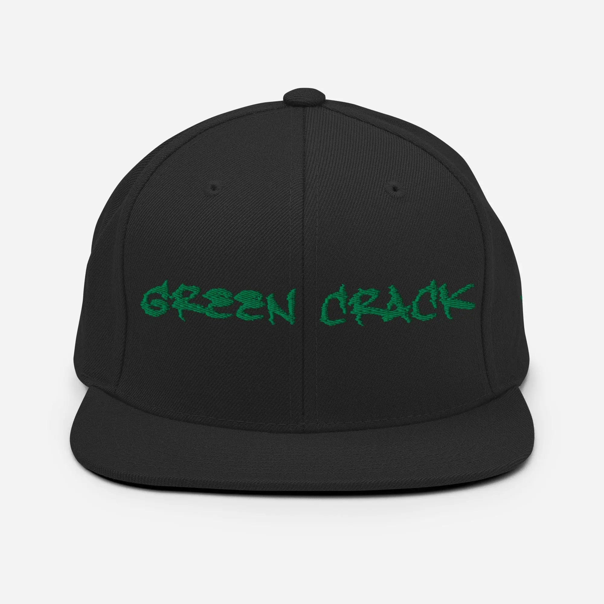 Philosopher Stoner GREEN CRACK Snapback Hat