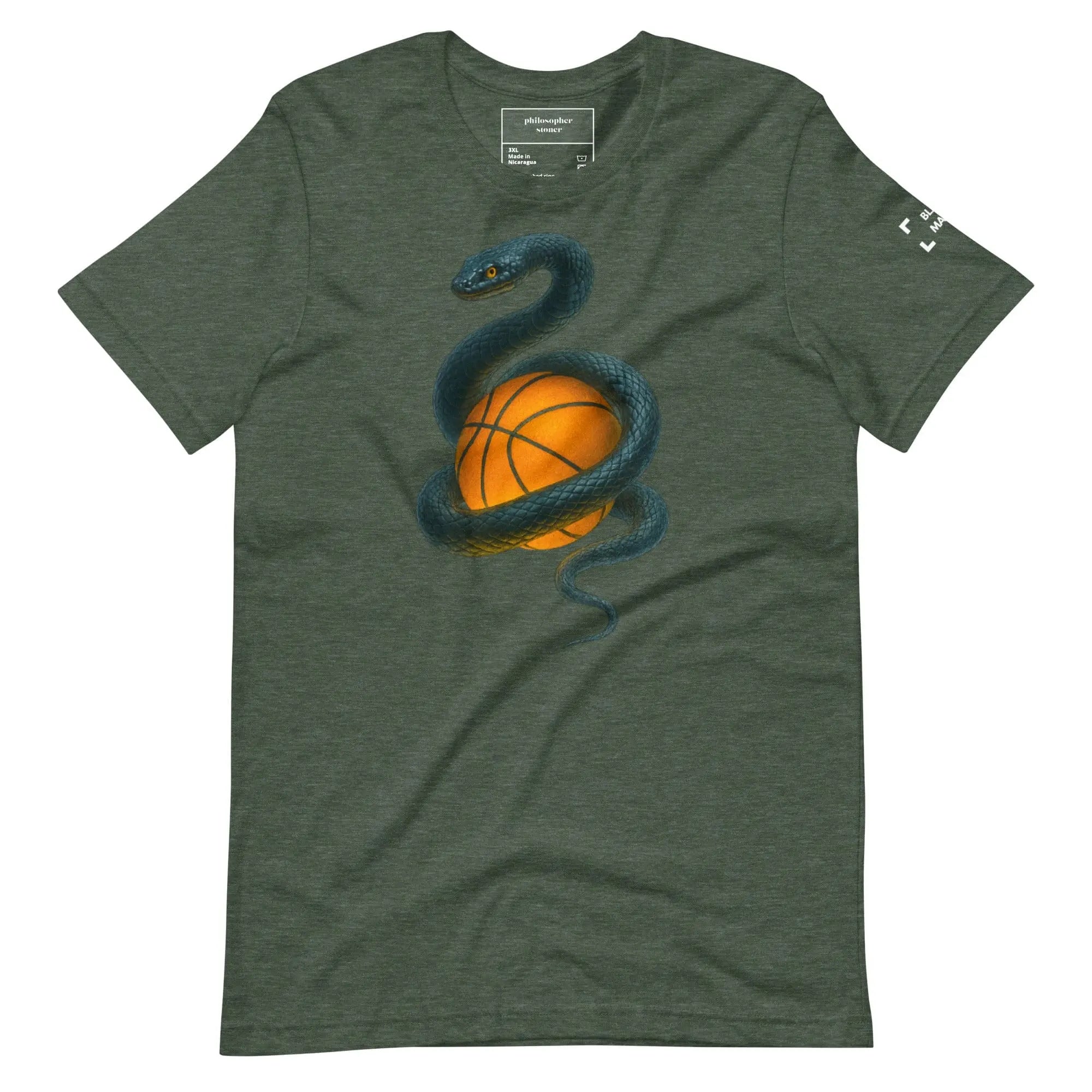 Philosopher Stoner Heather Forest / 3XL BLACK MAMBA T-shirt BLK/GRN Unisex