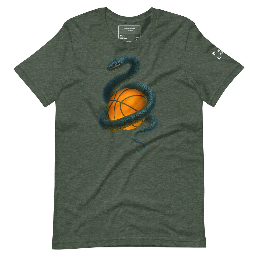 Philosopher Stoner Heather Forest / 3XL BLACK MAMBA T-shirt BLK/GRN Unisex