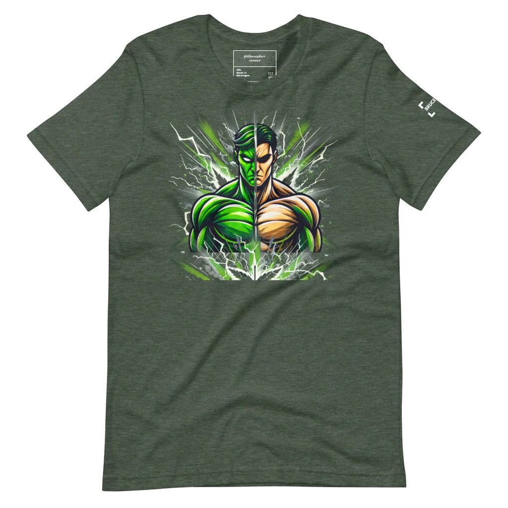 Philosopher Stoner Heather Forest / 3XL BRUCE BANNER BLK/GRN T-shirt