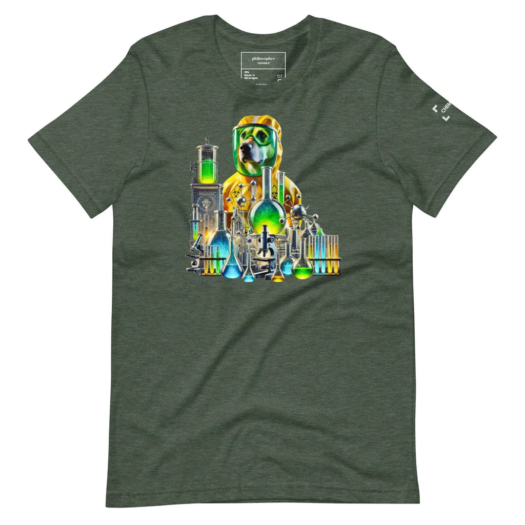 Philosopher Stoner Heather Forest / 3XL CHEM DAWG BLK/GRN t-shirt