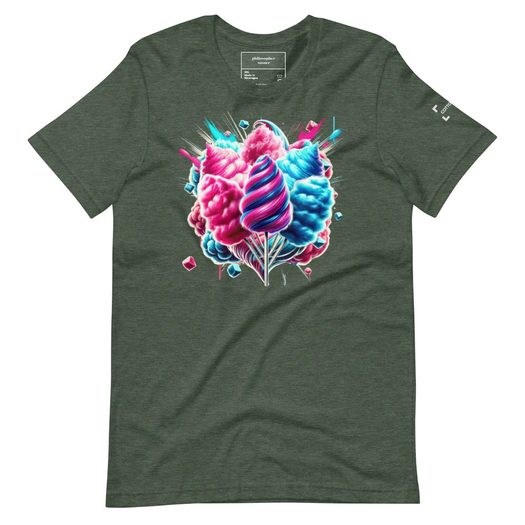 Philosopher Stoner Heather Forest / 3XL COTTON CANDY BLK/GRN T-Shirt