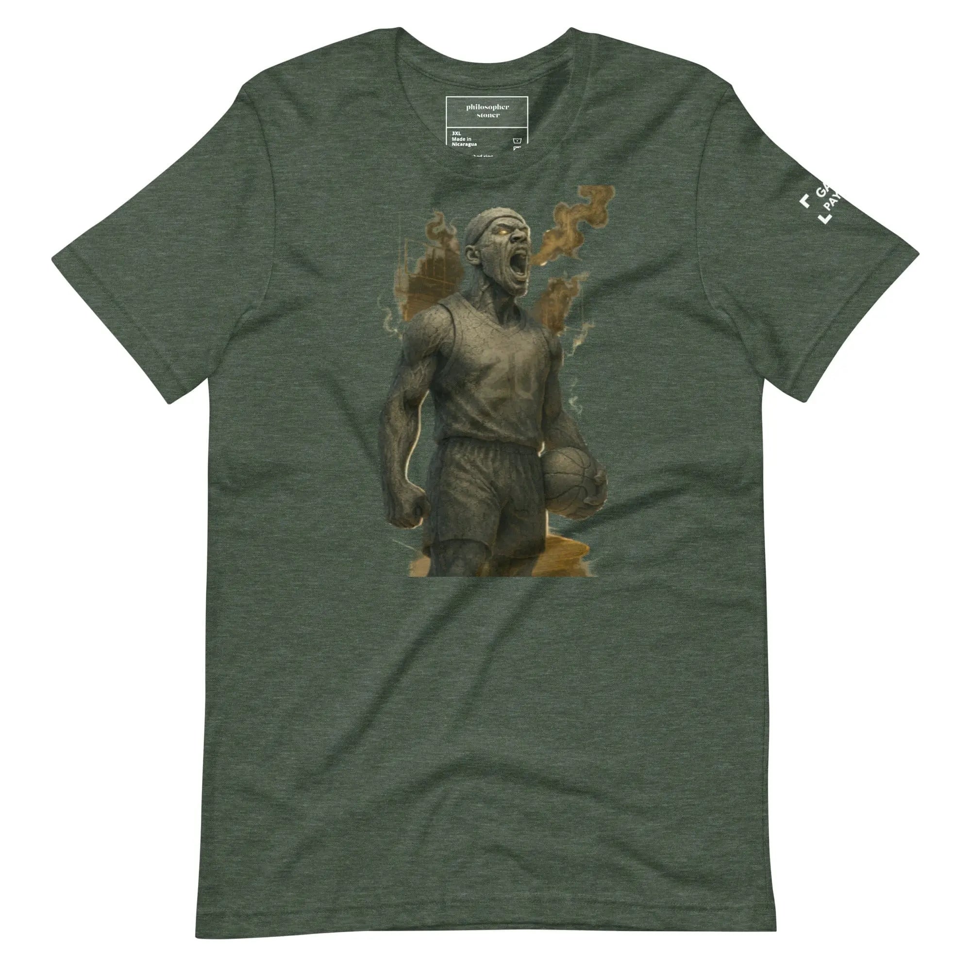 Philosopher Stoner Heather Forest / 3XL GARY PAYTON T-shirt BLK/GRN