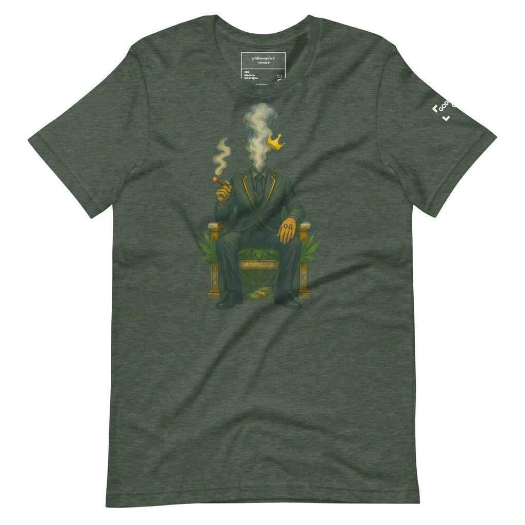 Philosopher Stoner Heather Forest / 3XL GODFATHER OG BLK/GRN T-shirt