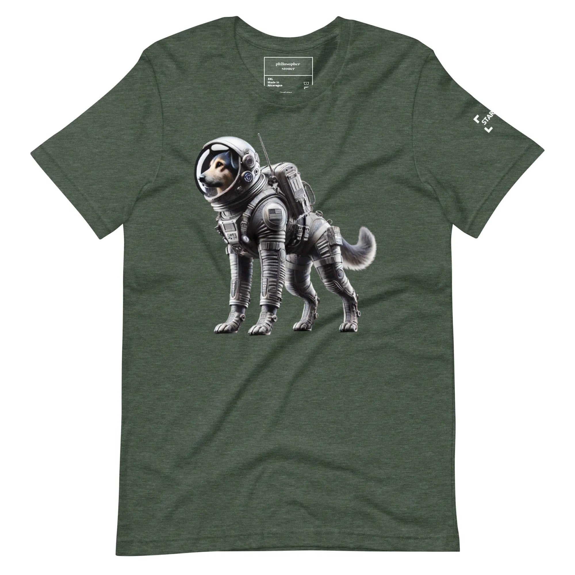 Philosopher Stoner Heather Forest / 3XL STAR DAWG BLK/GRN Unisex T-shirt