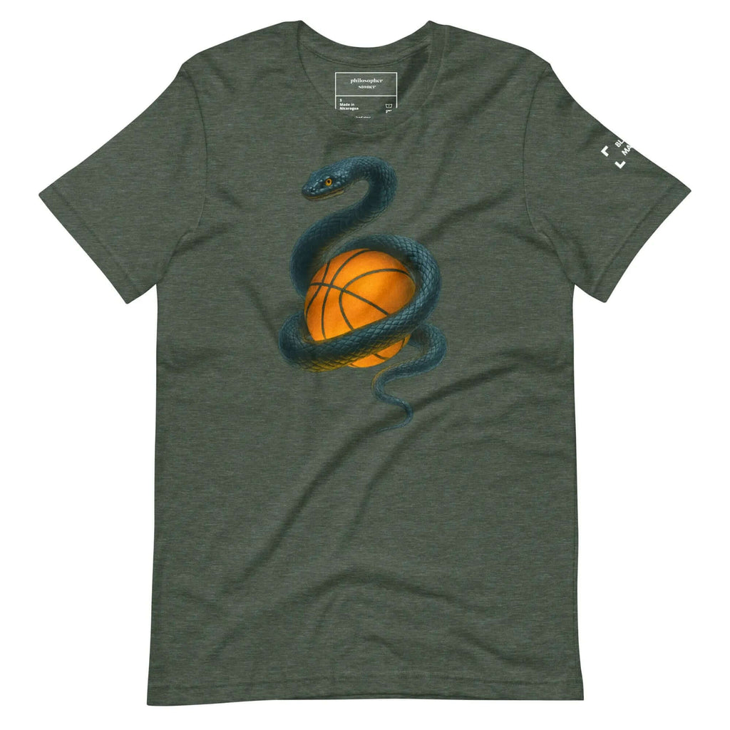 Philosopher Stoner Heather Forest / S BLACK MAMBA T-shirt BLK/GRN Unisex