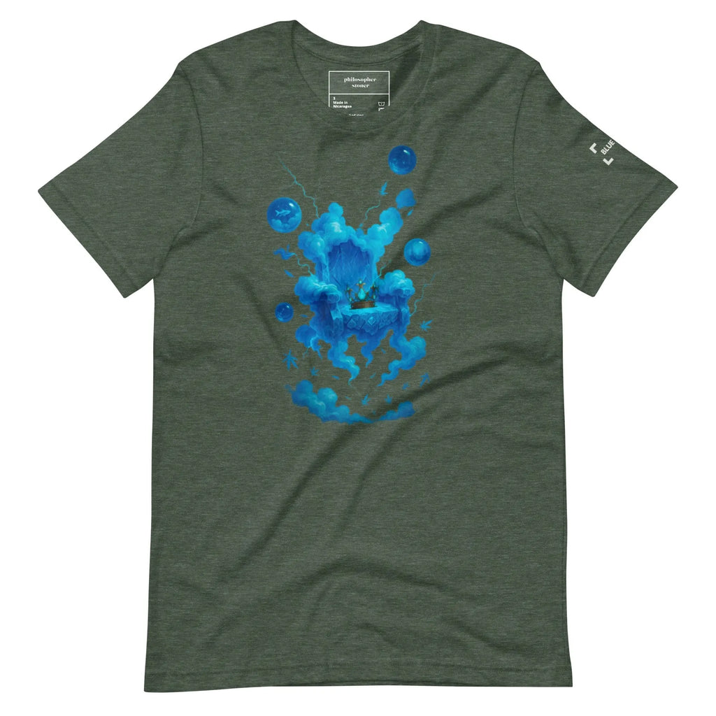 Philosopher Stoner Heather Forest / S BLUE DREAM BLACK Unisex T-shirt